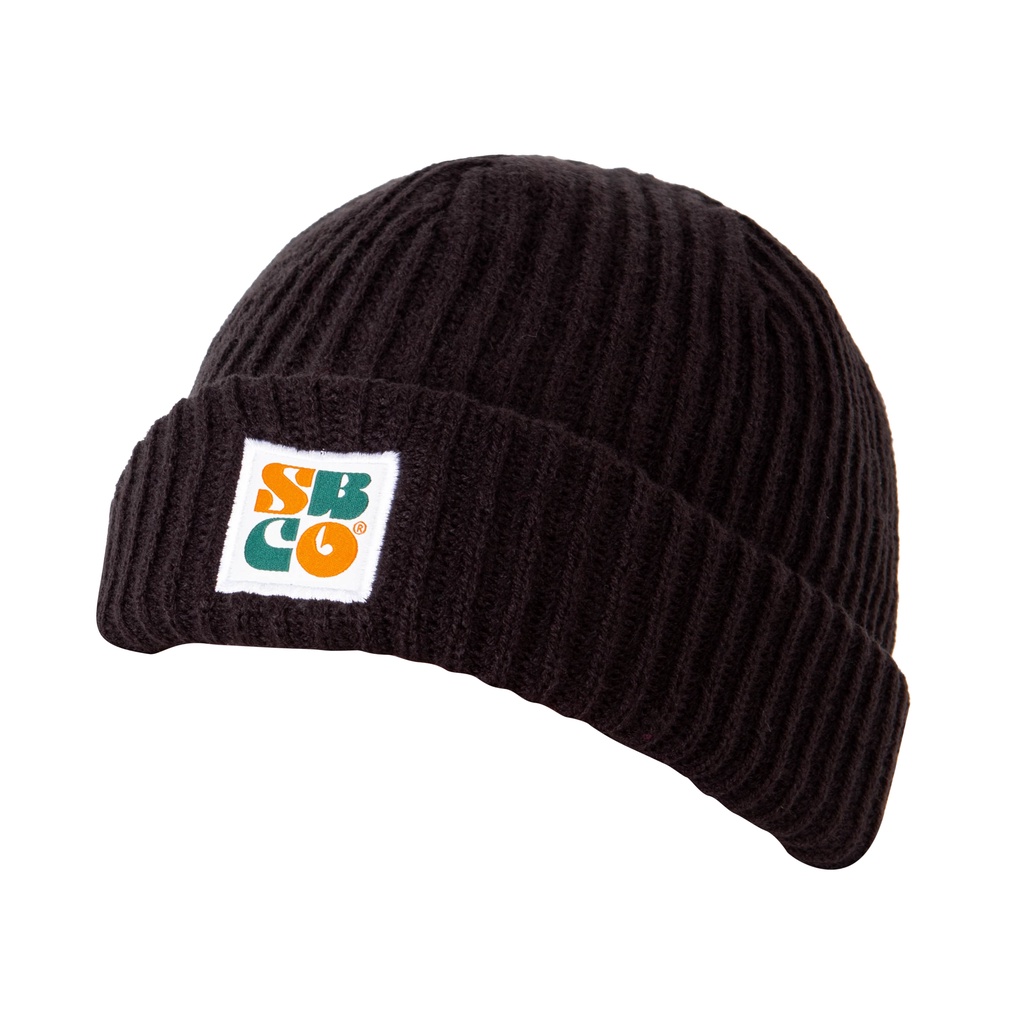 Shining Bright Wave Beanie  - Black