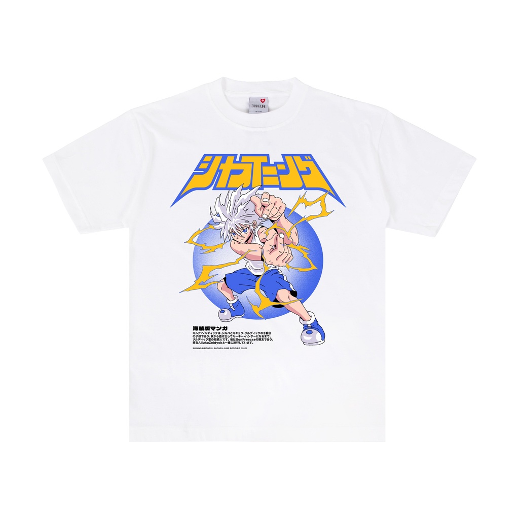 Shining Bright Kilua Tshirt - White