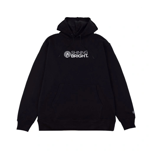 Image of Shining Bright Vibrant OG Pullover Hoodie - Black