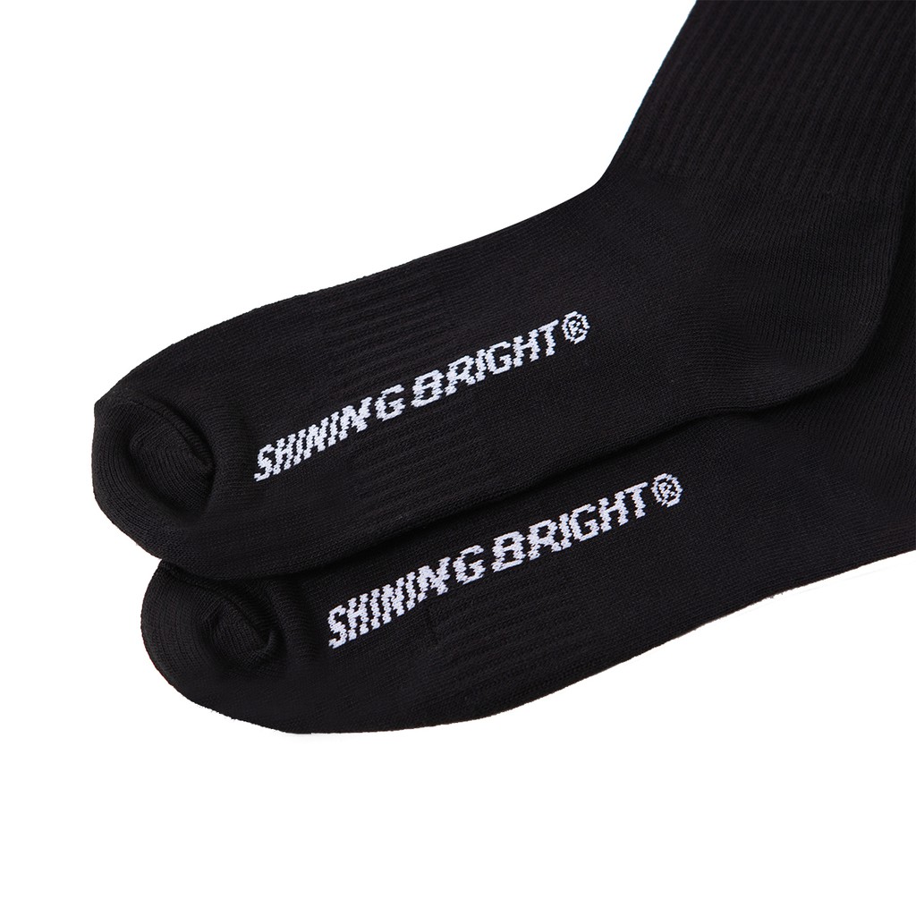 Shining Bright Flacid Socks - Black