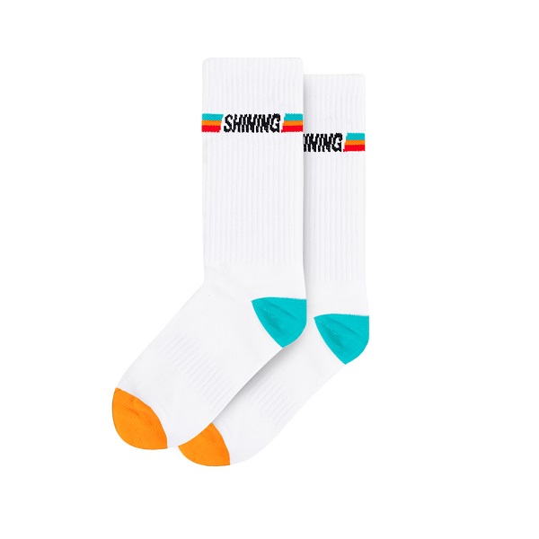 Shining Bright Evo Socks - White