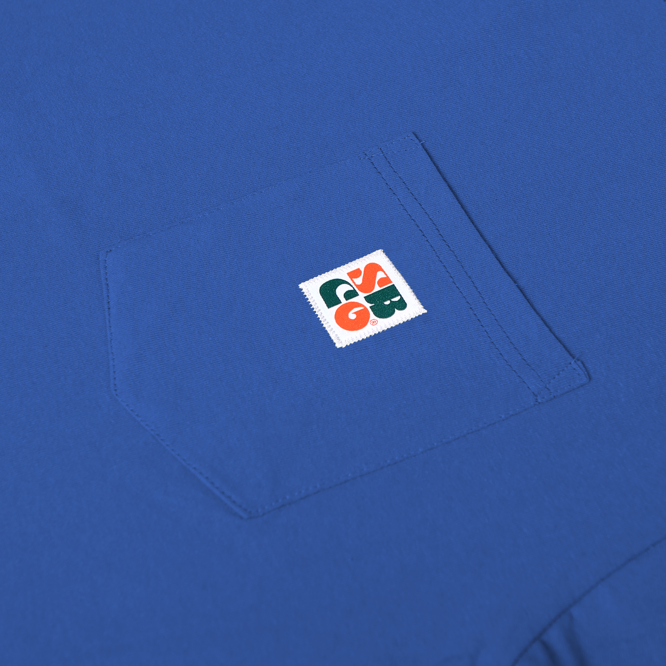 Shining Bright Pocket Tshirt - Benhur Blue
