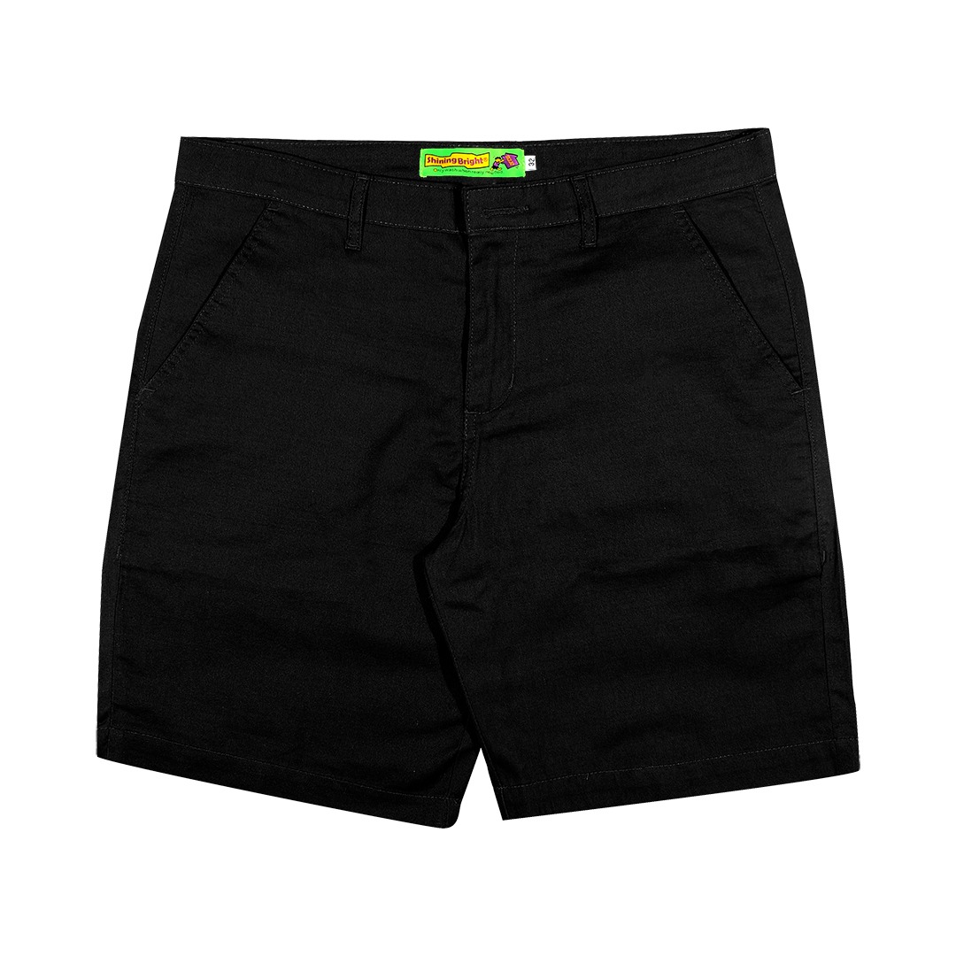 Shining Bright Chinos Short Pants - Black