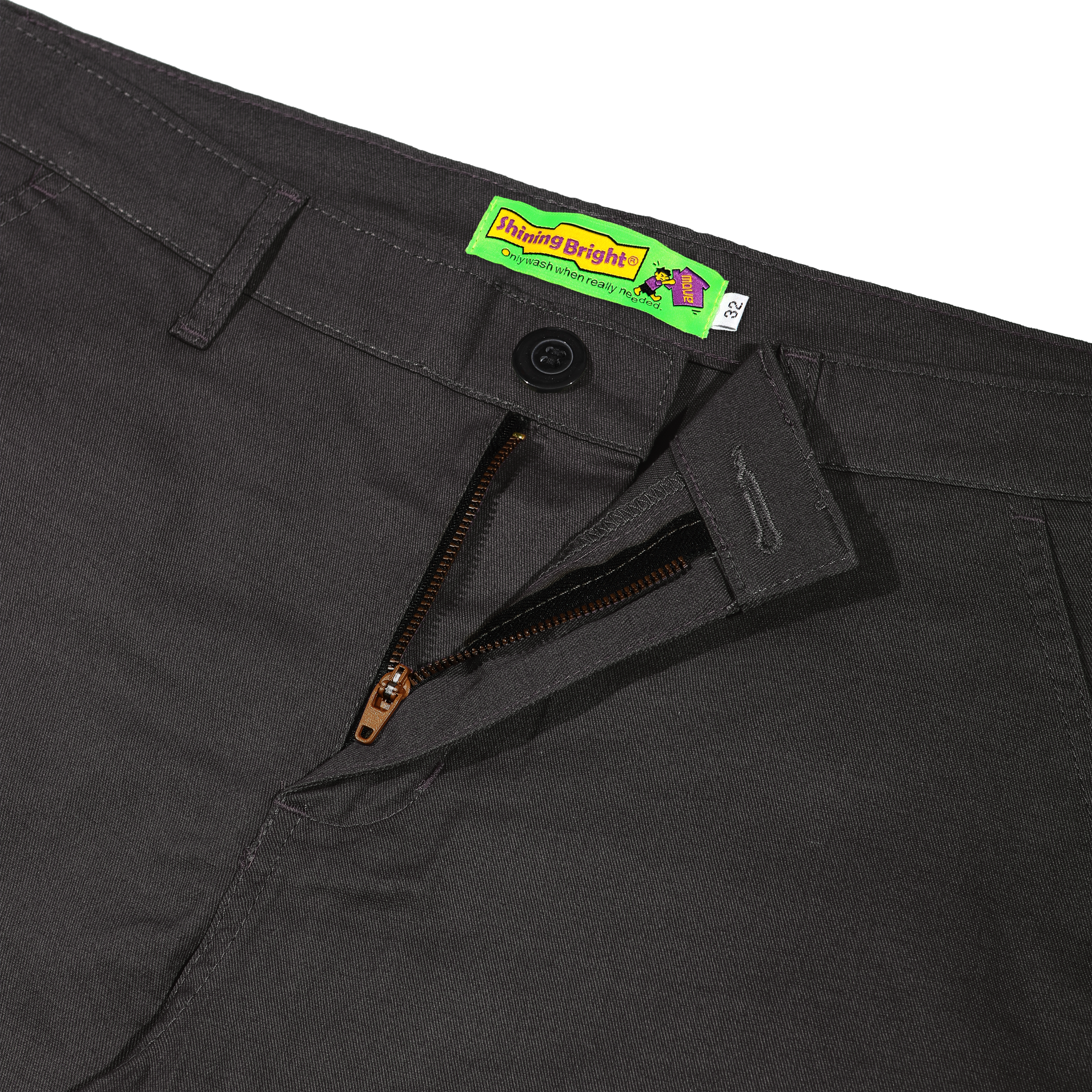 Shining Bright Chinos Short Pants - Grey