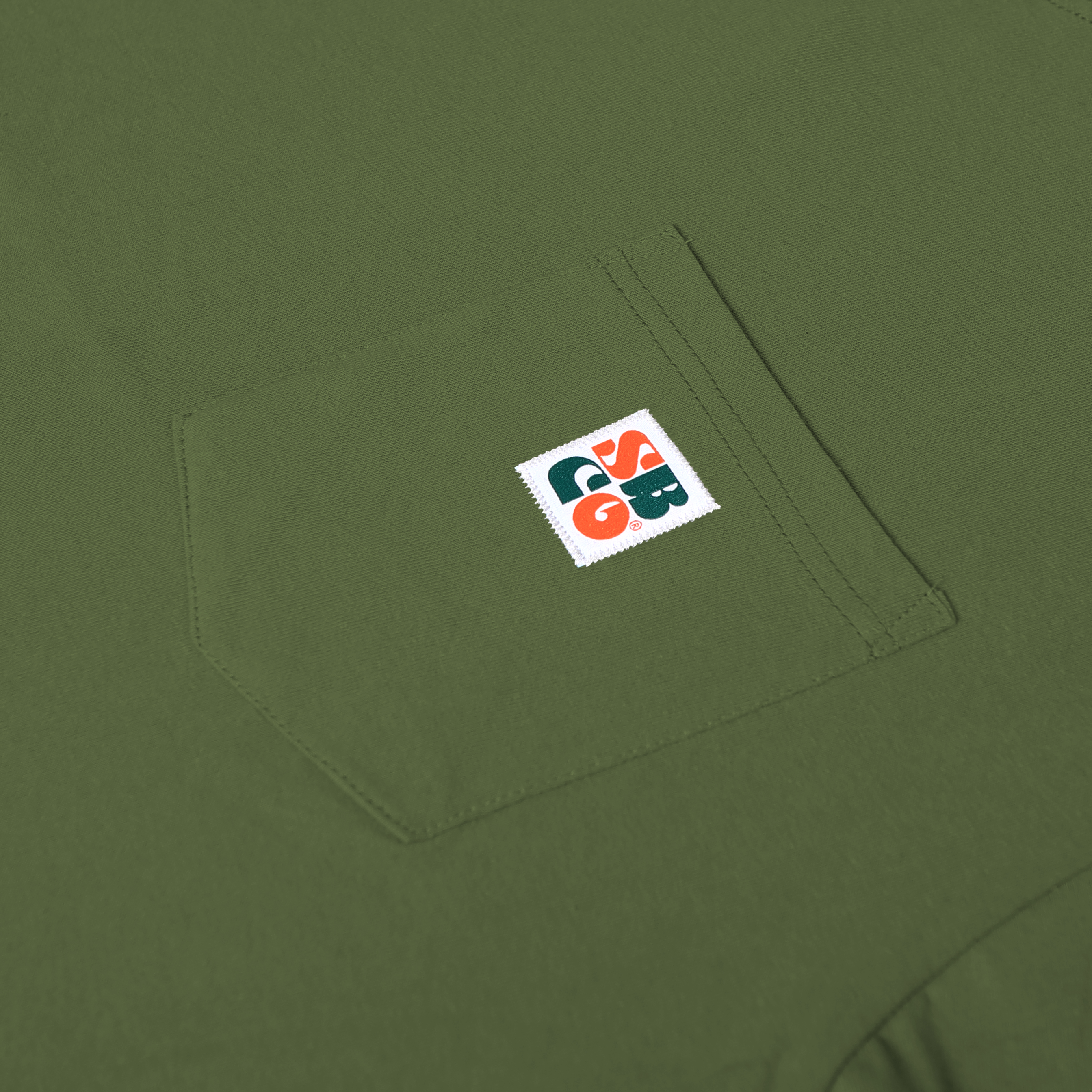 Shining Bright Pocket Tshirt - Green Army