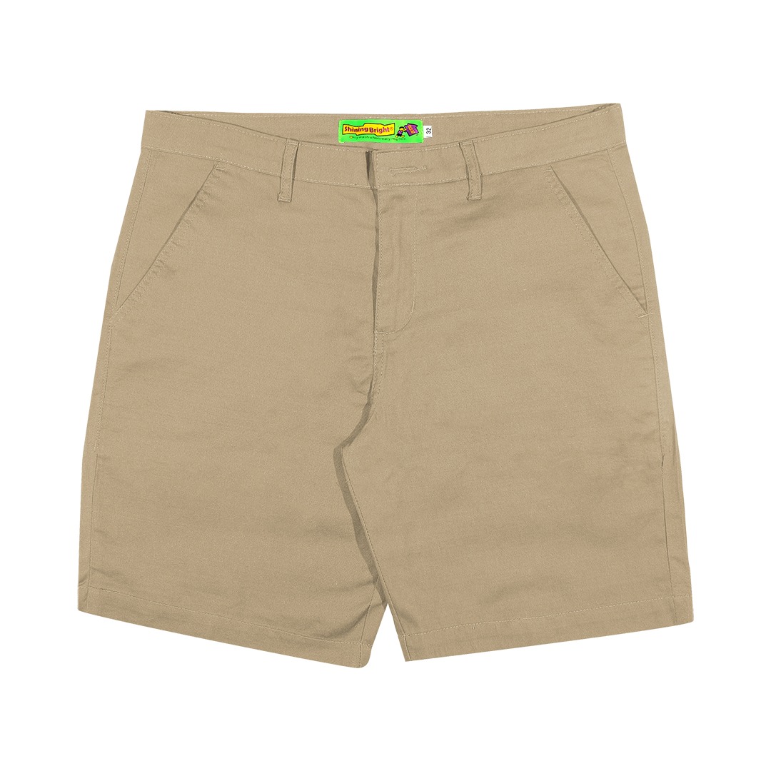 Shining Bright Chinos Short Pants - Khaki