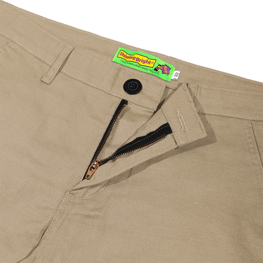 Shining Bright Chinos Short Pants - Khaki