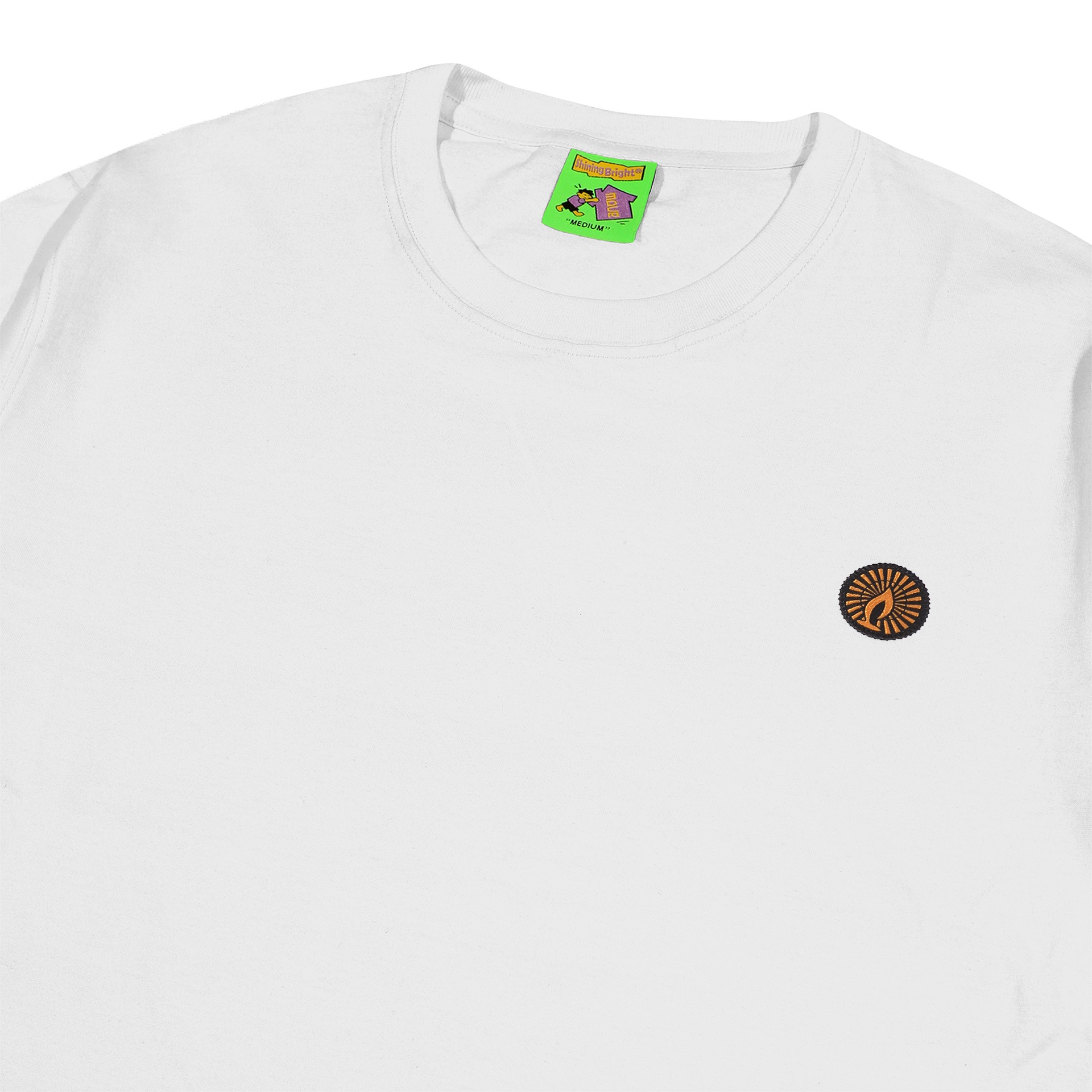 Shining Bright Tshirt Light Basic - White