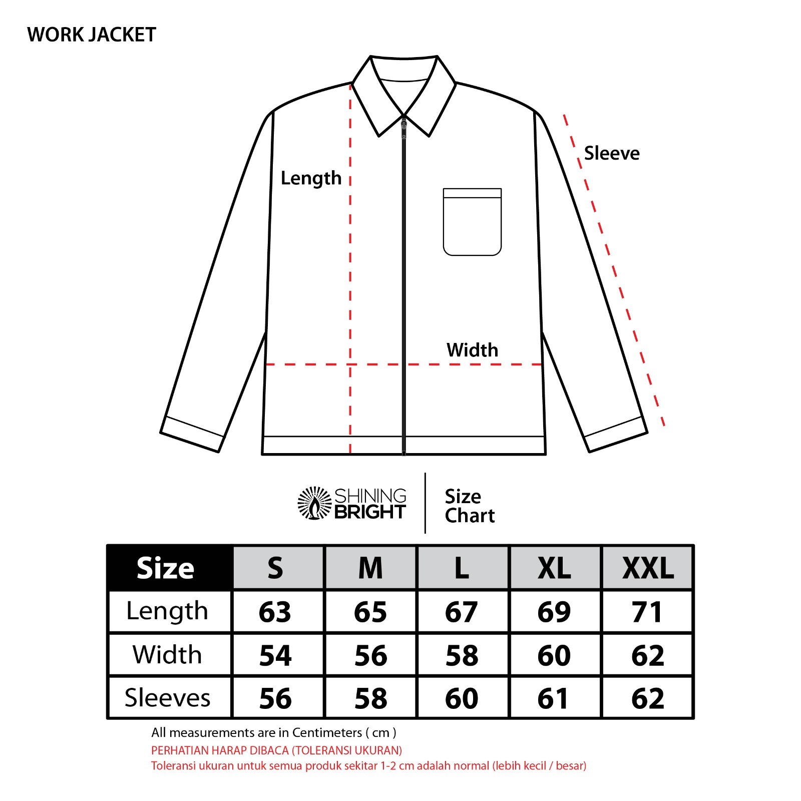 Shining Bright Light Corduroy Work Jacket - Black