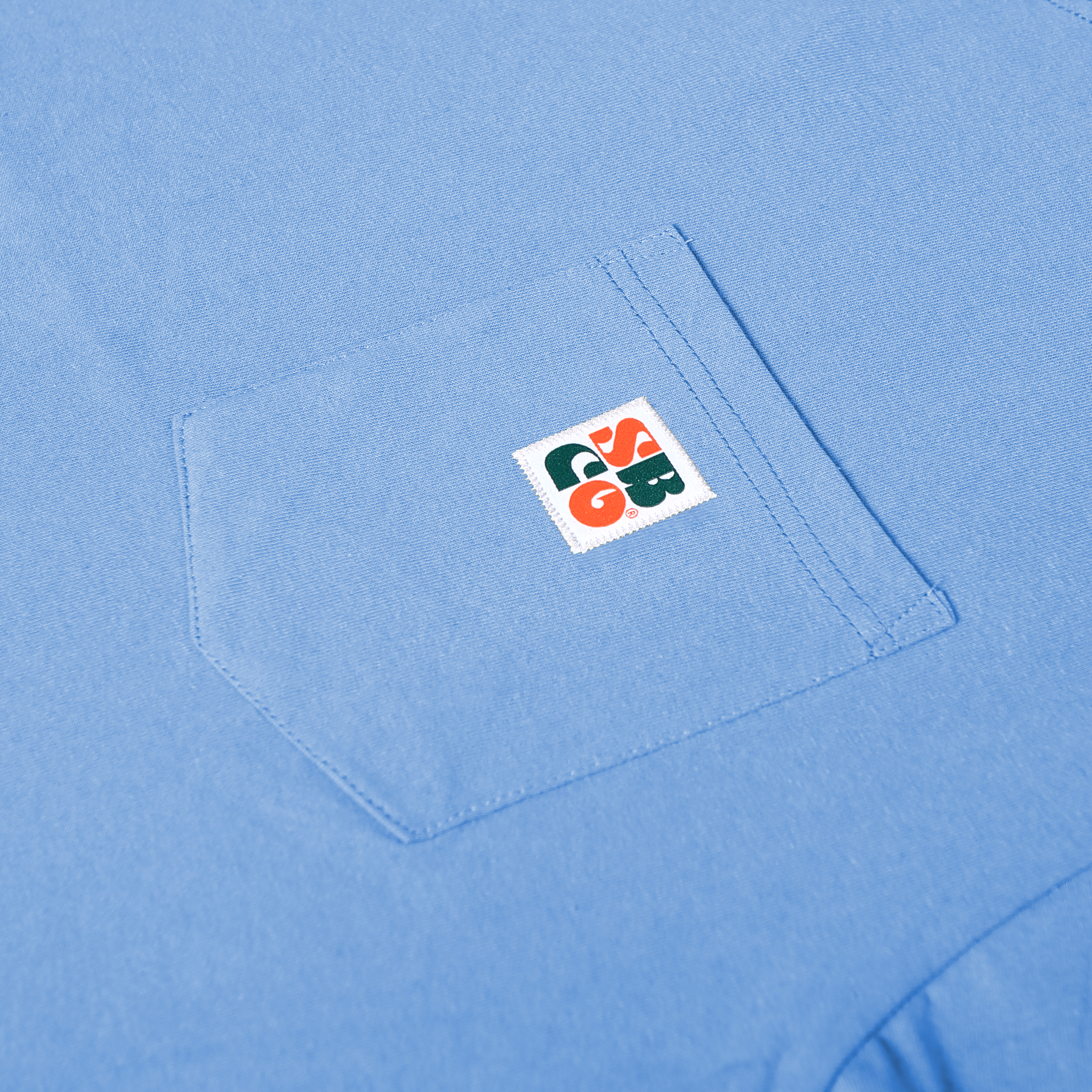 Shining Bright Pocket Tshirt - Sky Blue