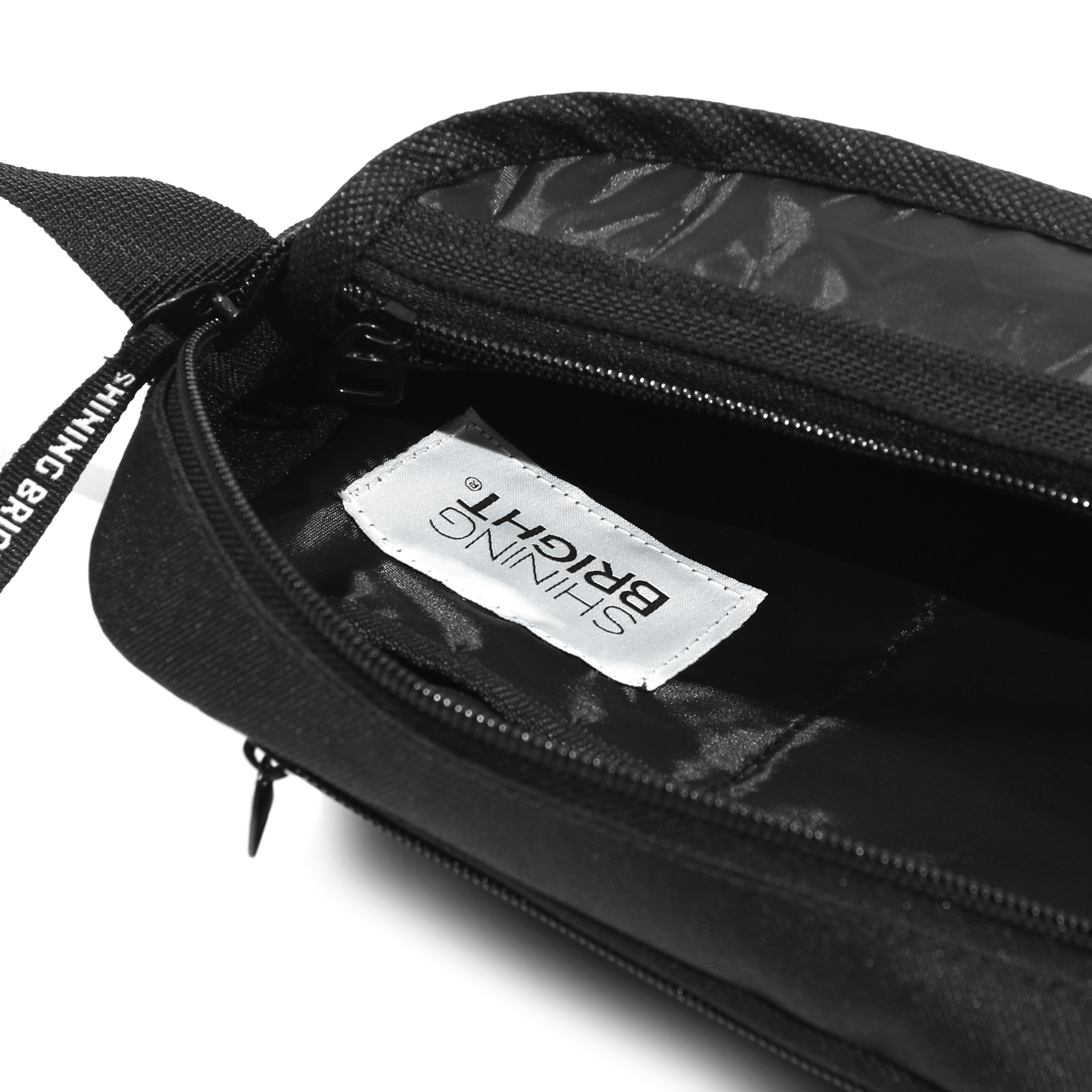 Shining Bright Flush Bag Sling Bag - Black