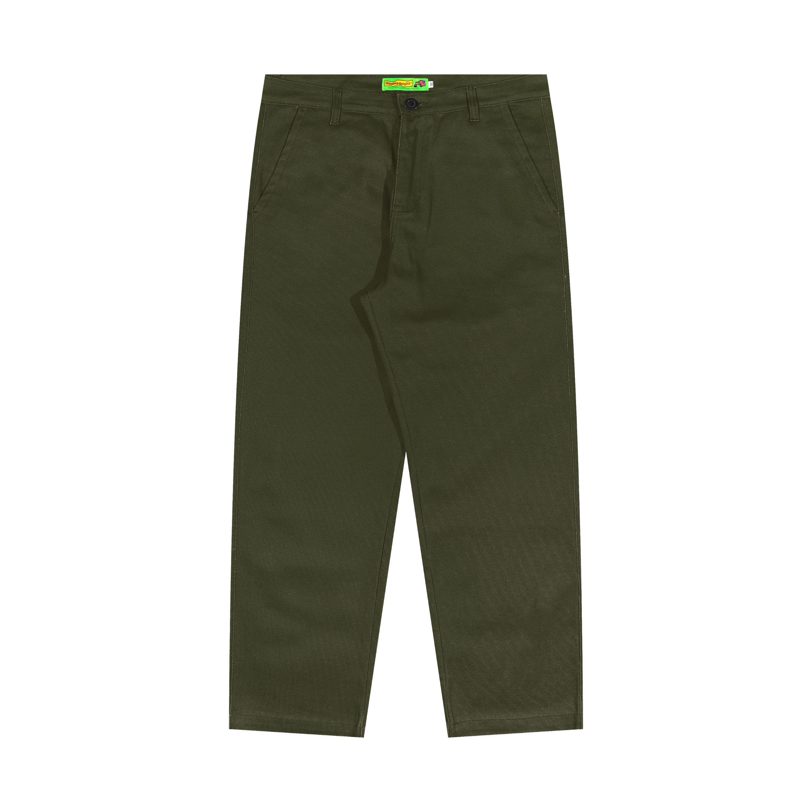 Shining Bright Chinos Long Pants - Army