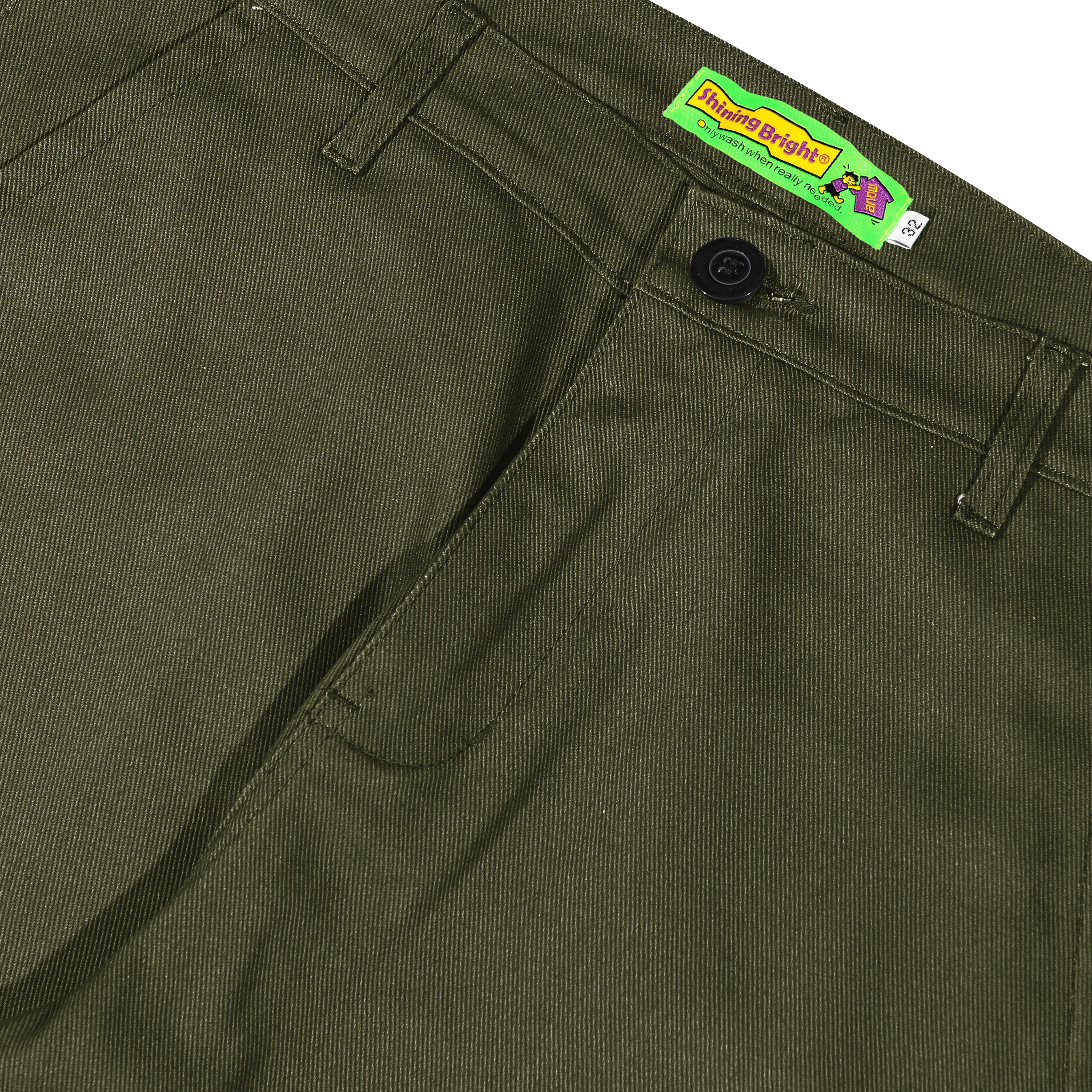 Shining Bright Chinos Long Pants - Army