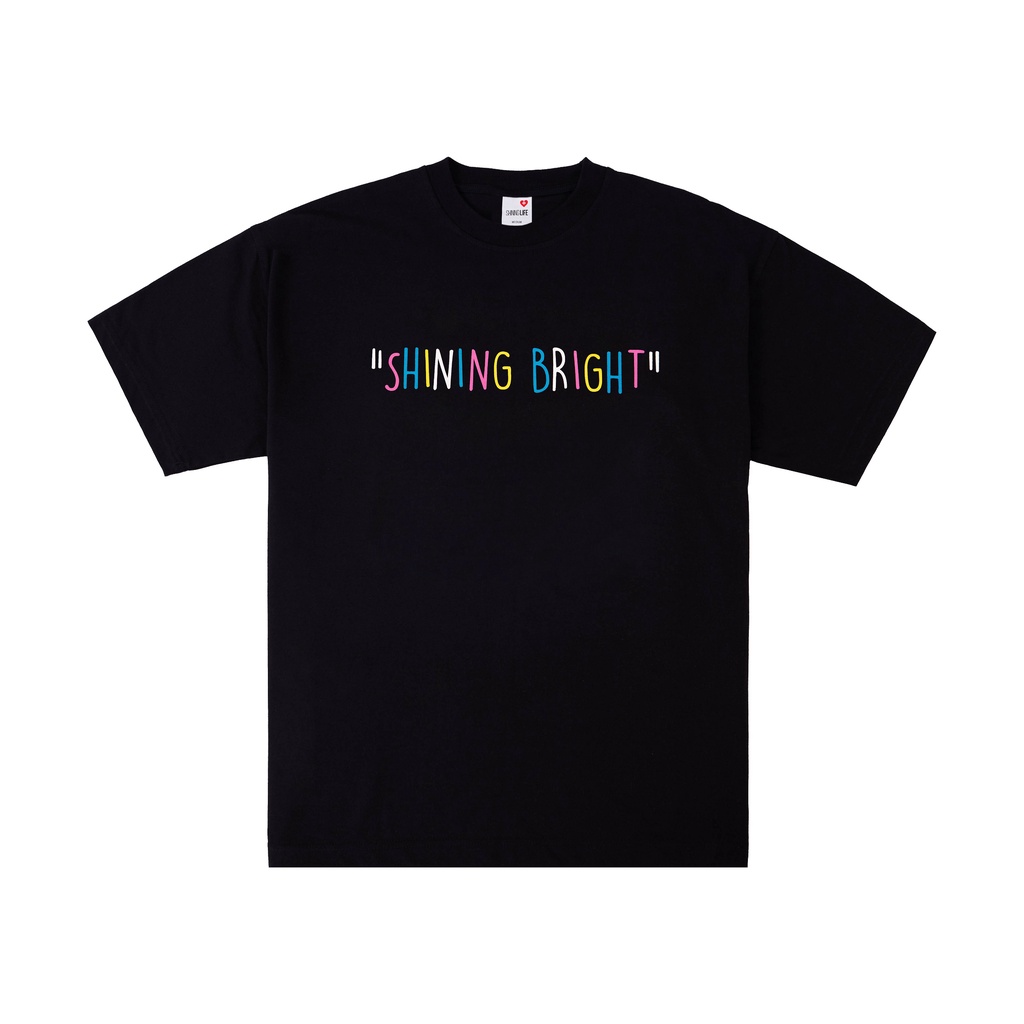 Shining Bright Ripple Tshirt - Black