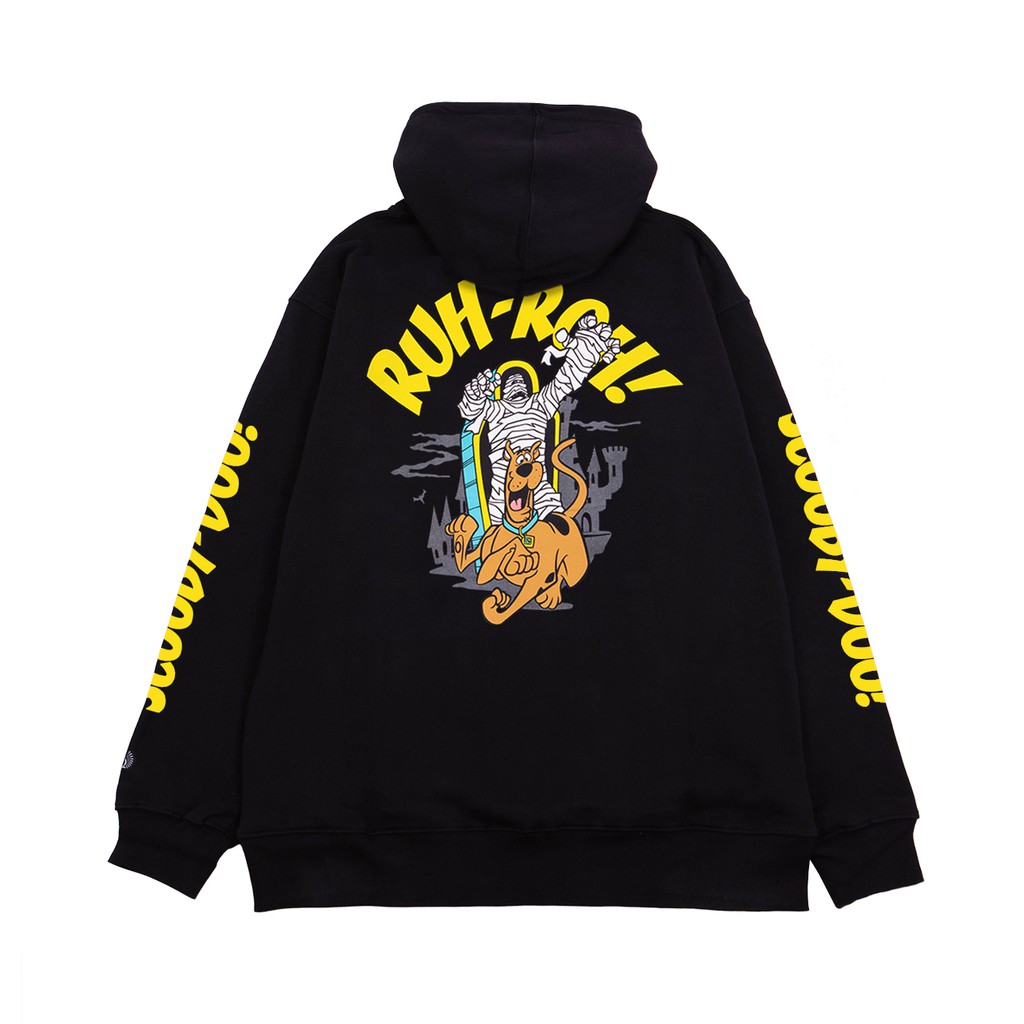 Shining Bright and Scooby-Doo Ruh-Roh Pullover Hoodie - Black