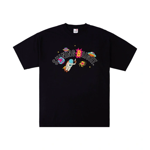 Image of Shining Bright Astro Space Tshirt - Black