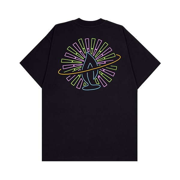 Shining Bright Pizza Planet Tshirt - Black