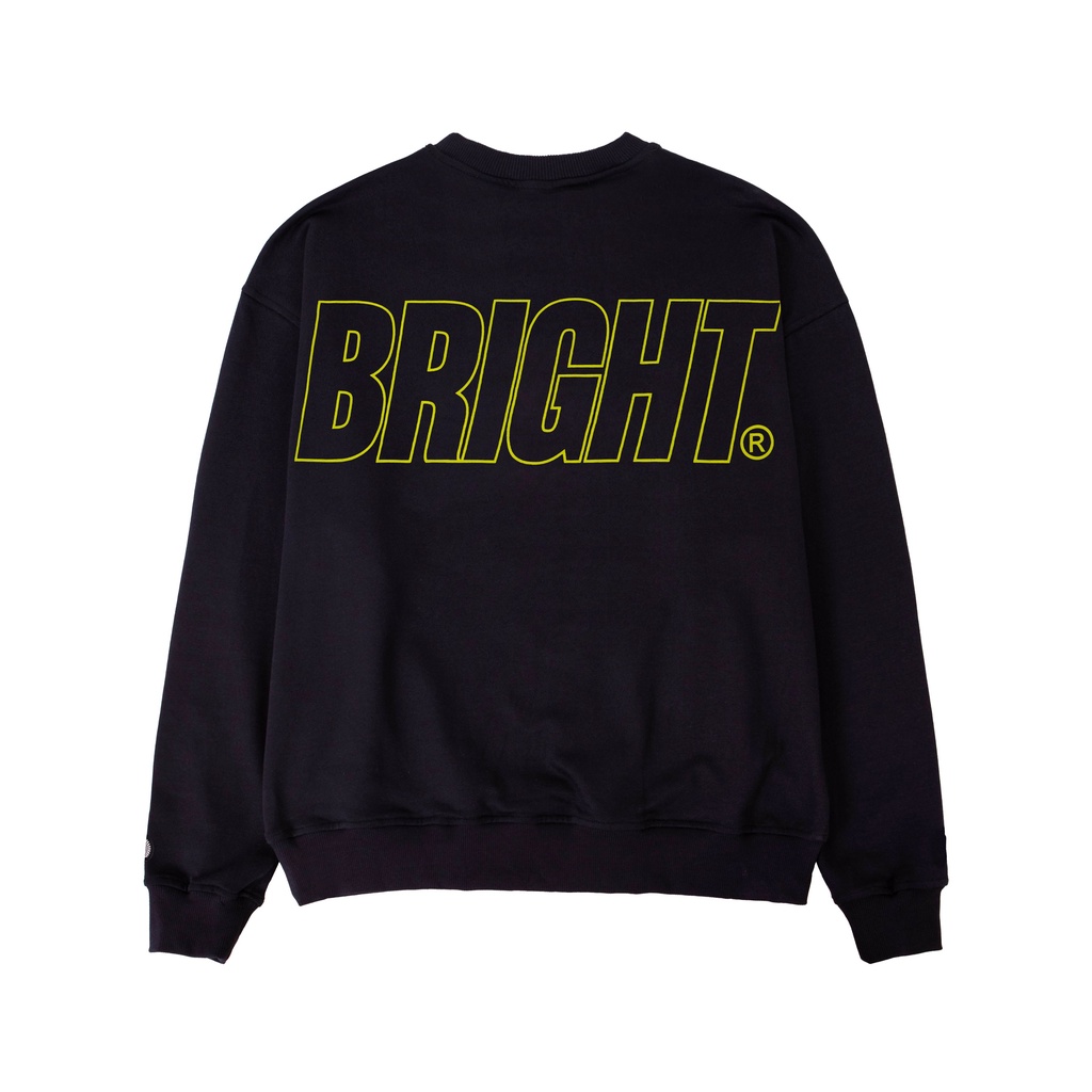 Shining Bright Rev Crewneck - Black