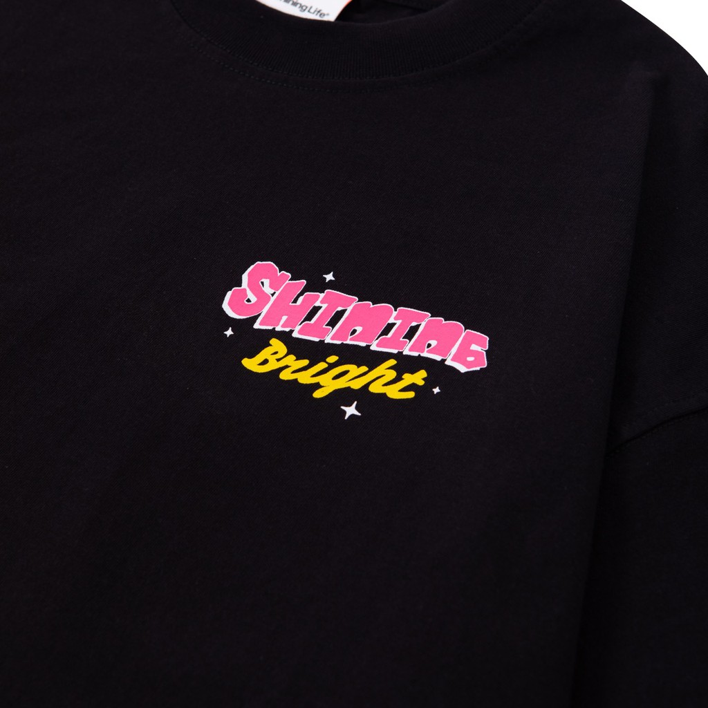 Shining Bright Pool Party Tshirt - Black