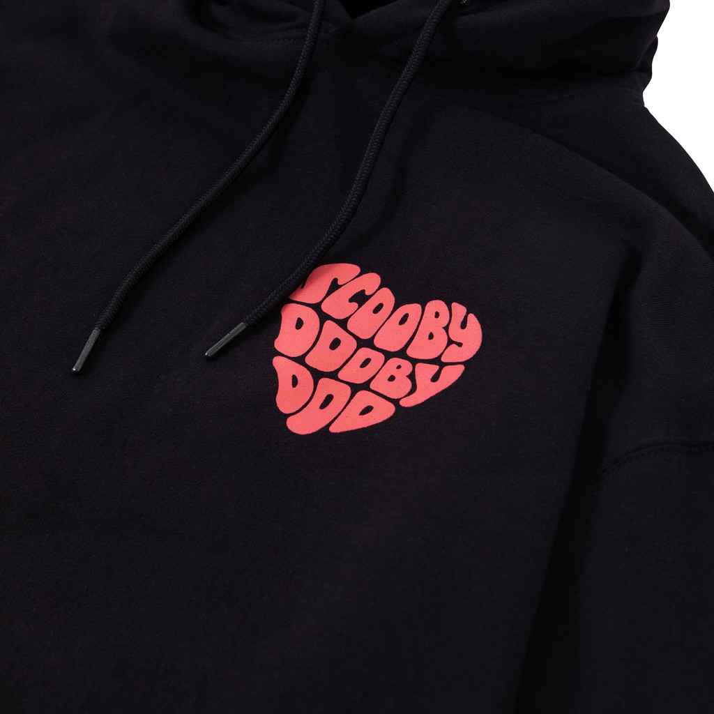Shining Bright and Scooby-Doo Loveable Pullover Hoodie - Black