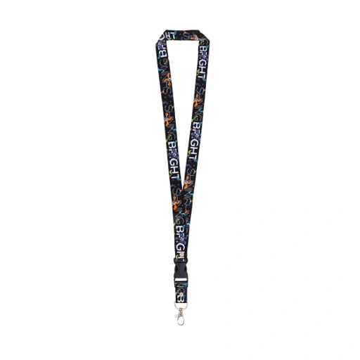 Image of Shining Bright Funney Lanyard - Black