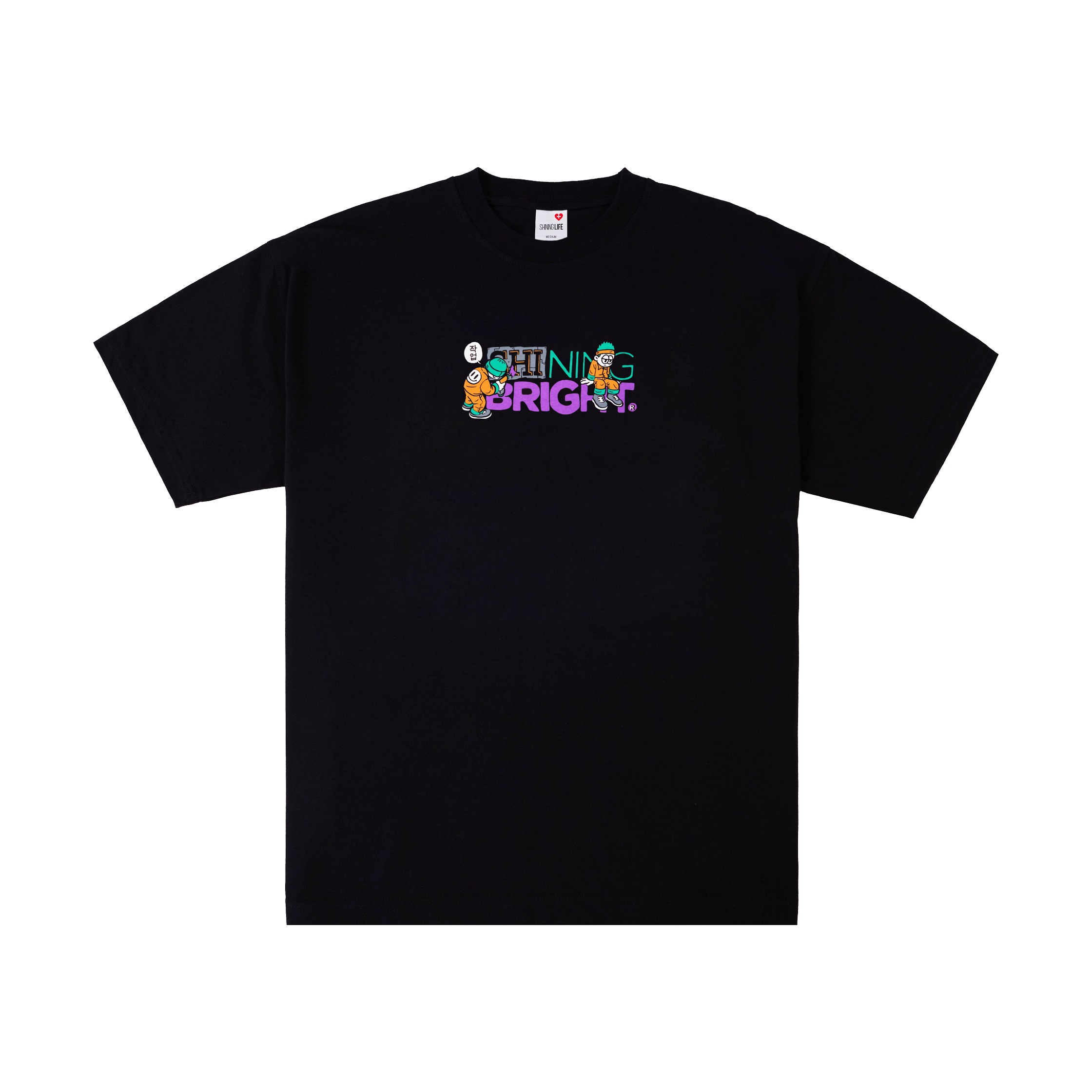 Shining Bright Work Tshirt - Black