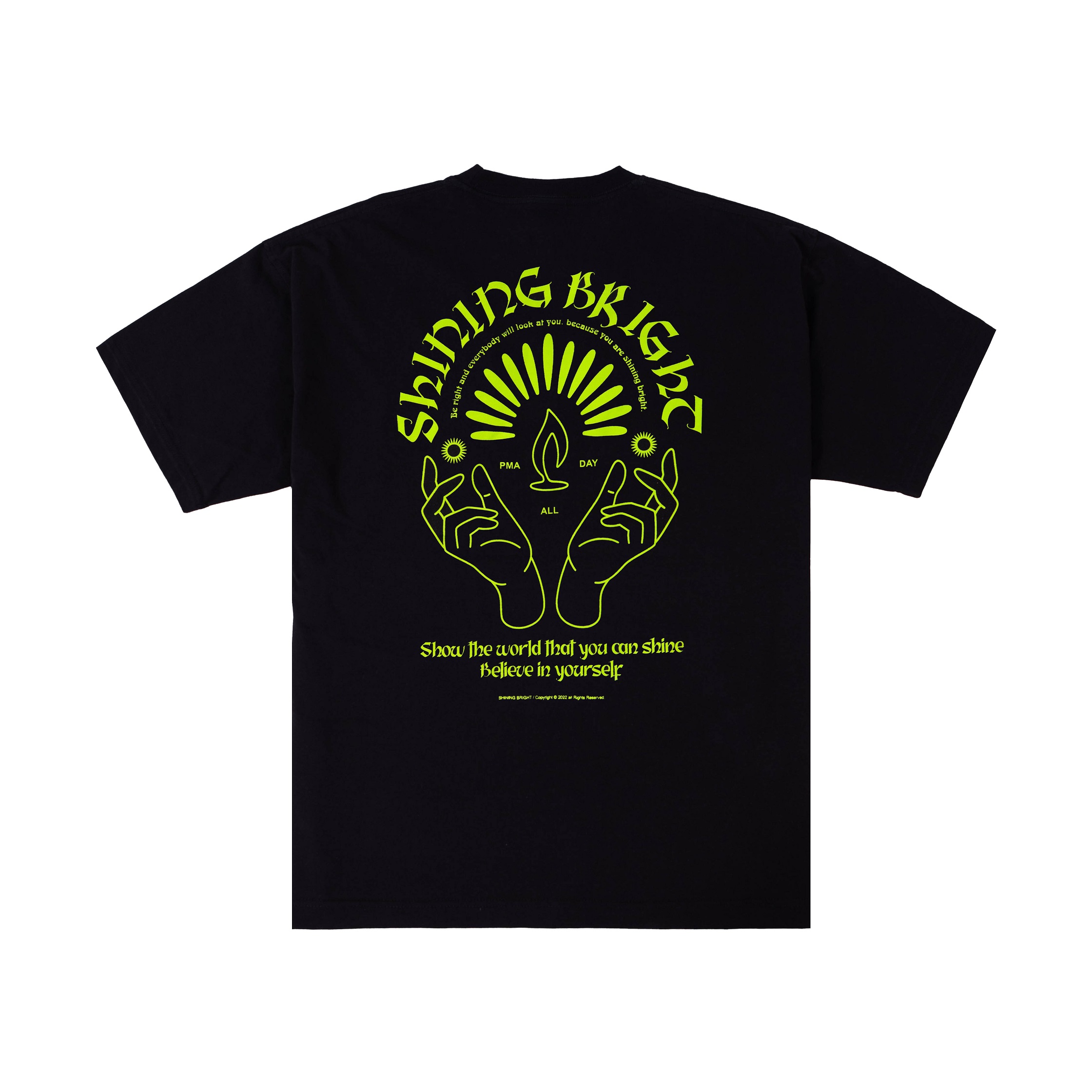 Shining Bright Sunrise Tshirt - Black