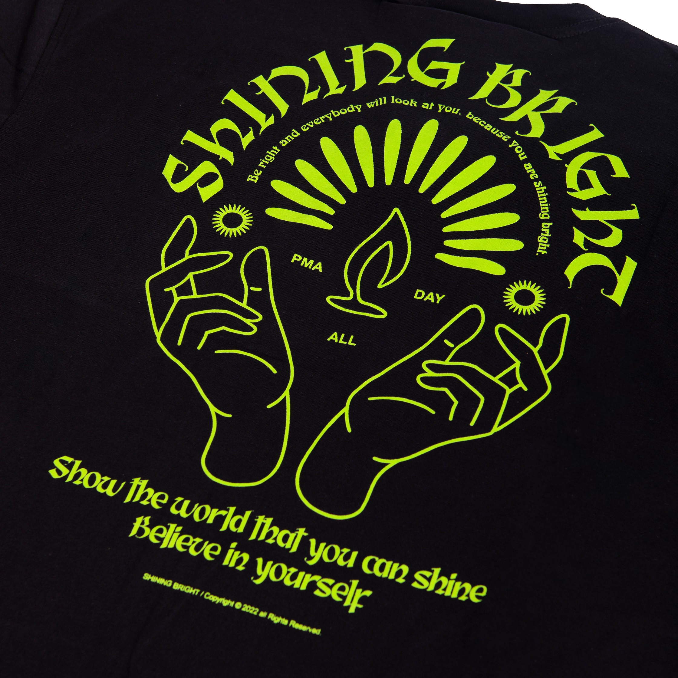 Shining Bright Sunrise Tshirt - Black