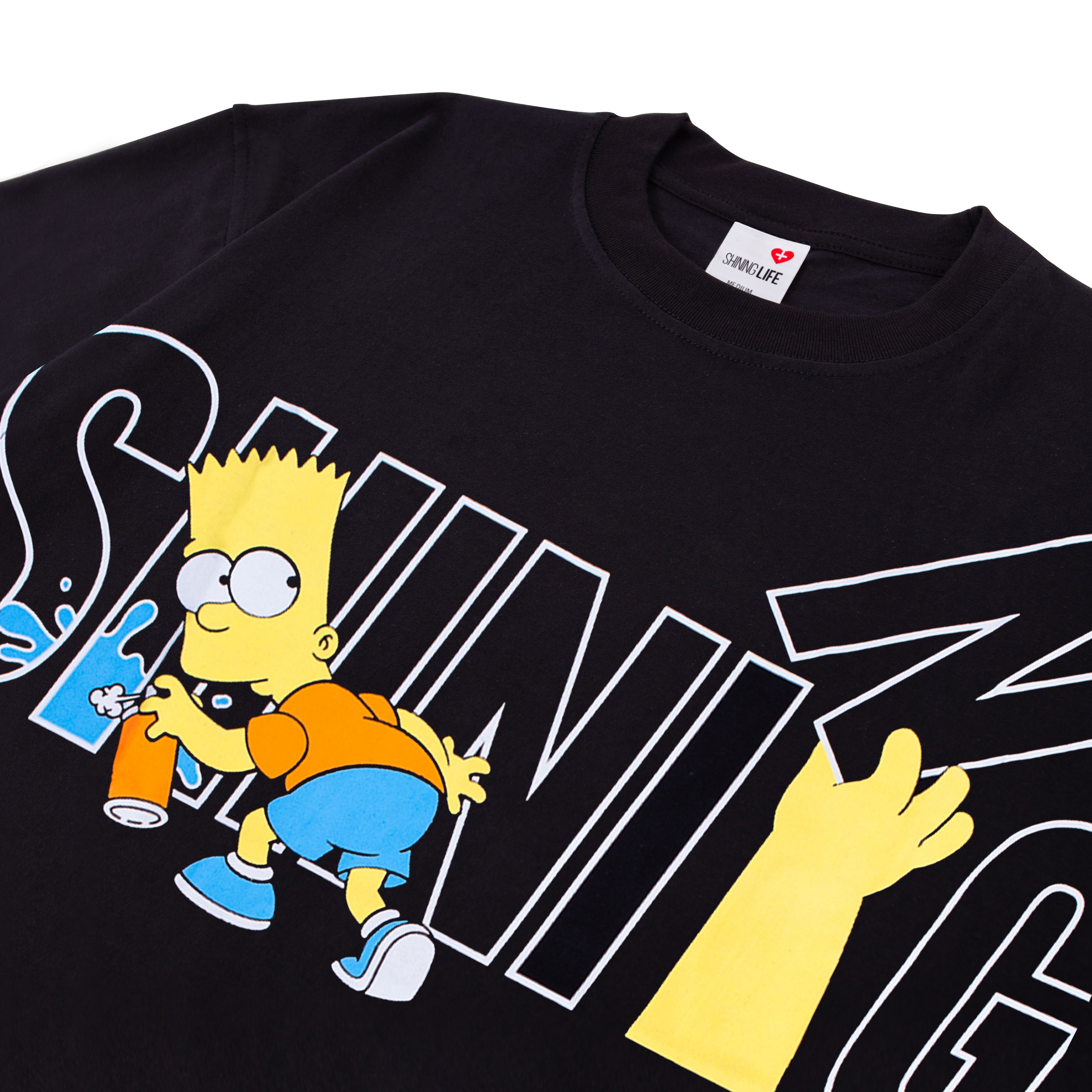 Shining Bright Bart Tshirt - Black
