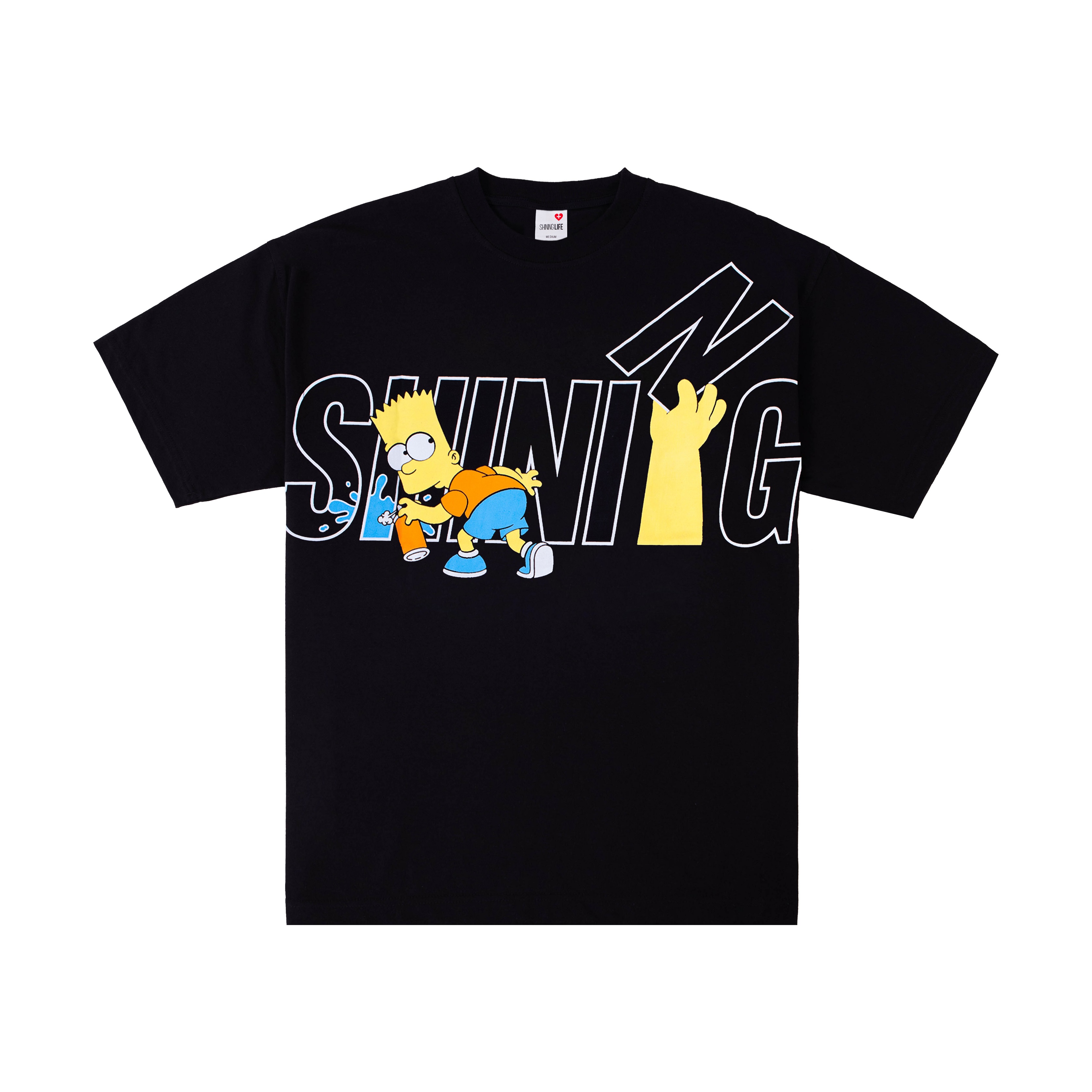 Shining Bright Bart Tshirt - Black