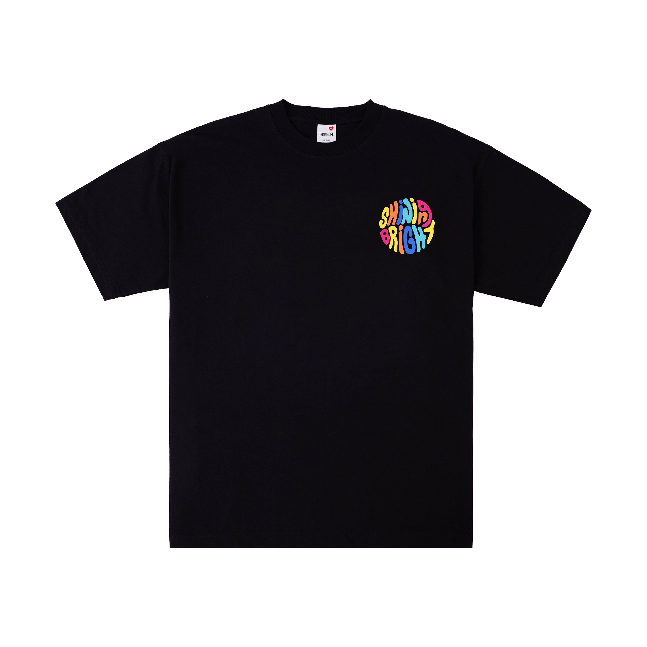 Shining Bright Twirl Tshirt - Black