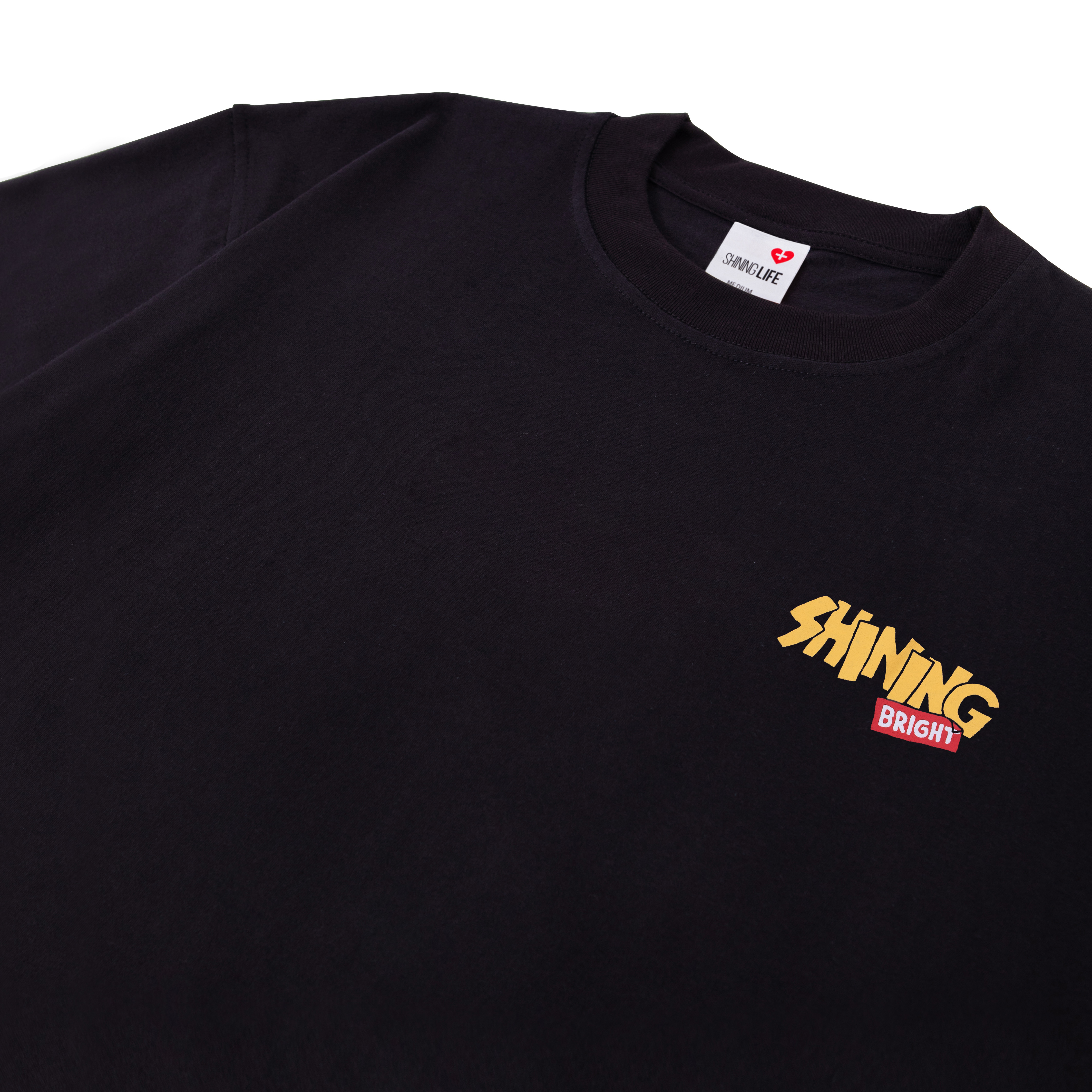 Shining Bright Playing Fun Tshirt - Black