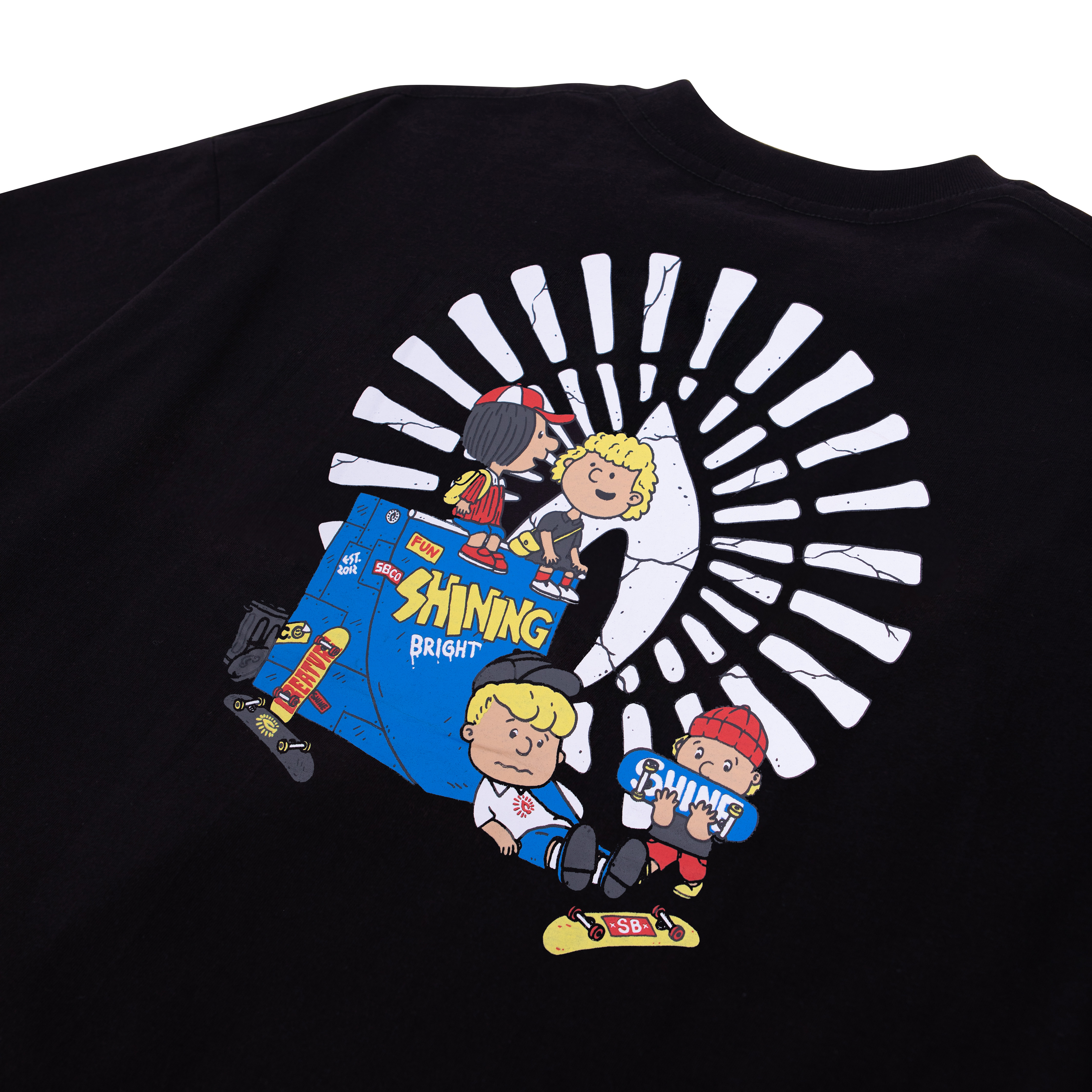 Shining Bright Playing Fun Tshirt - Black