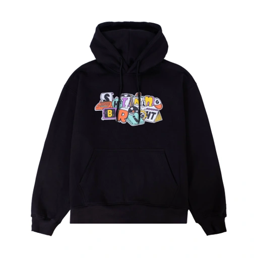 Image of Shining Bright Lof Pullover Hoodie - Black