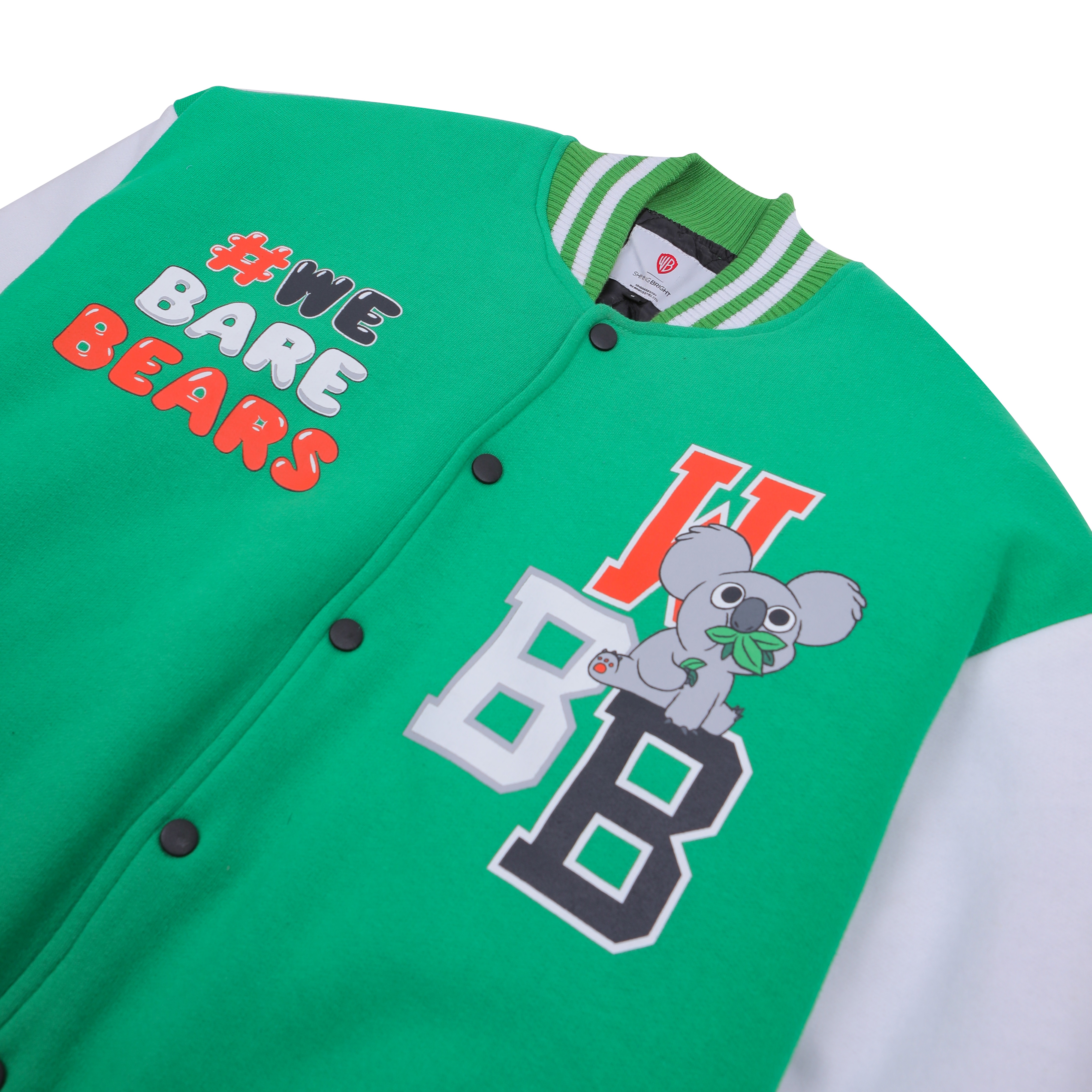 WE BARE BEARS BIG THREE VARSITY - GREEN