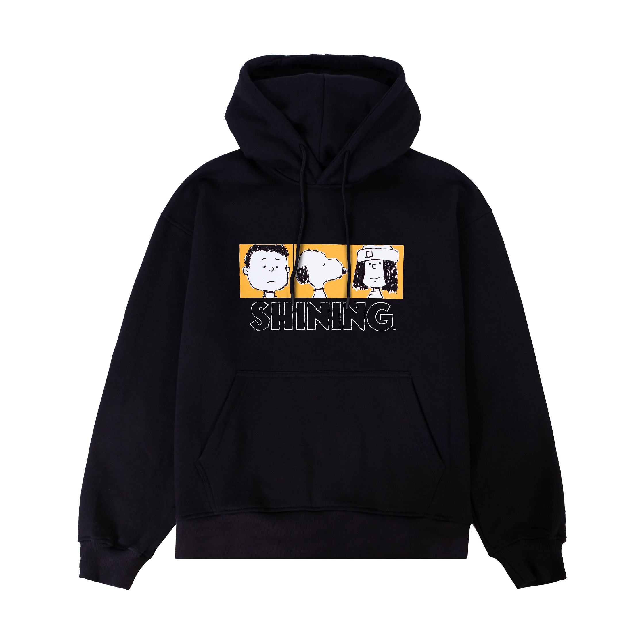 Shining Bright Threef Pullover Hoodie - Black
