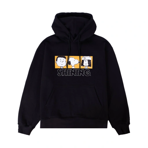 Image of Shining Bright Threef Pullover Hoodie - Black
