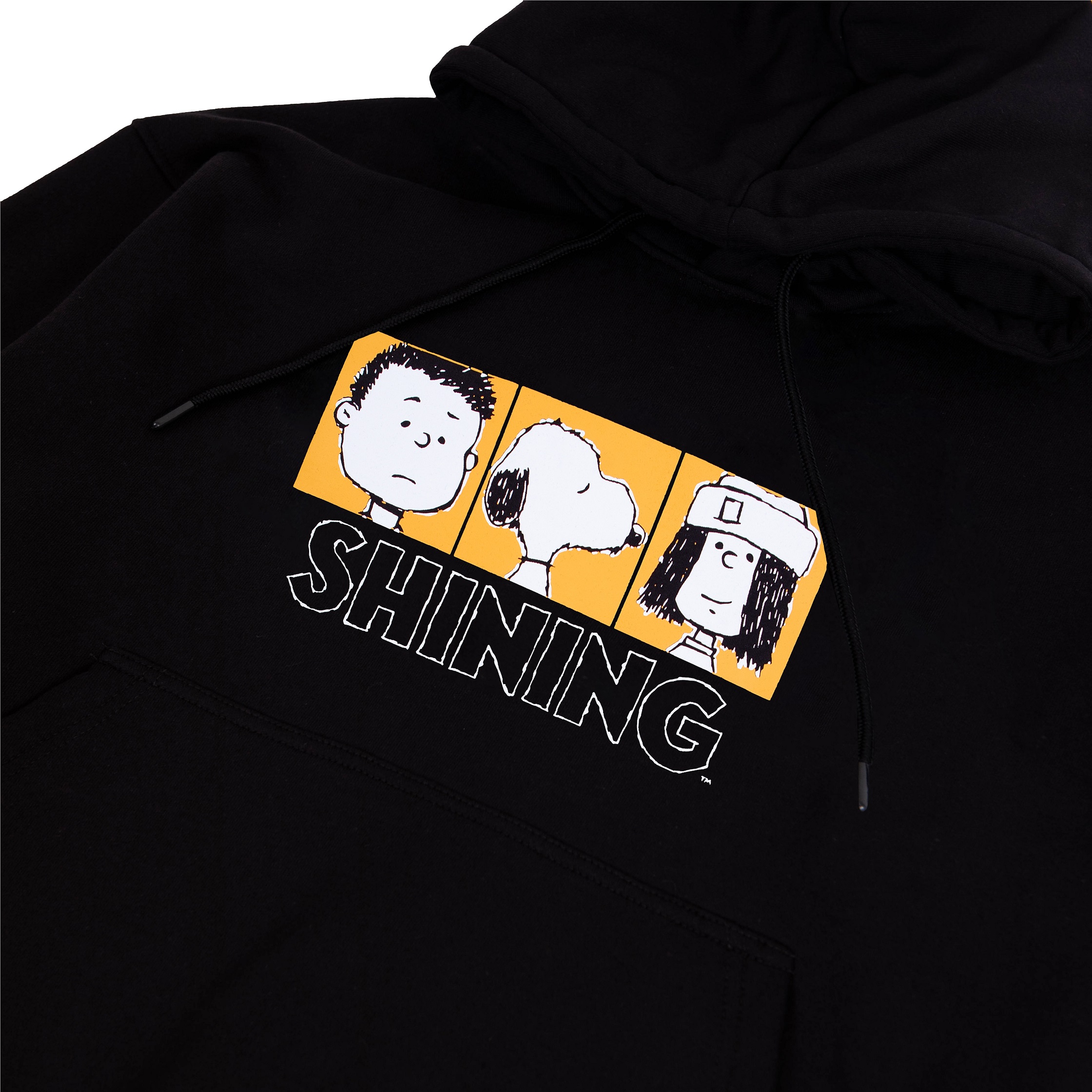Shining Bright Threef Pullover Hoodie - Black