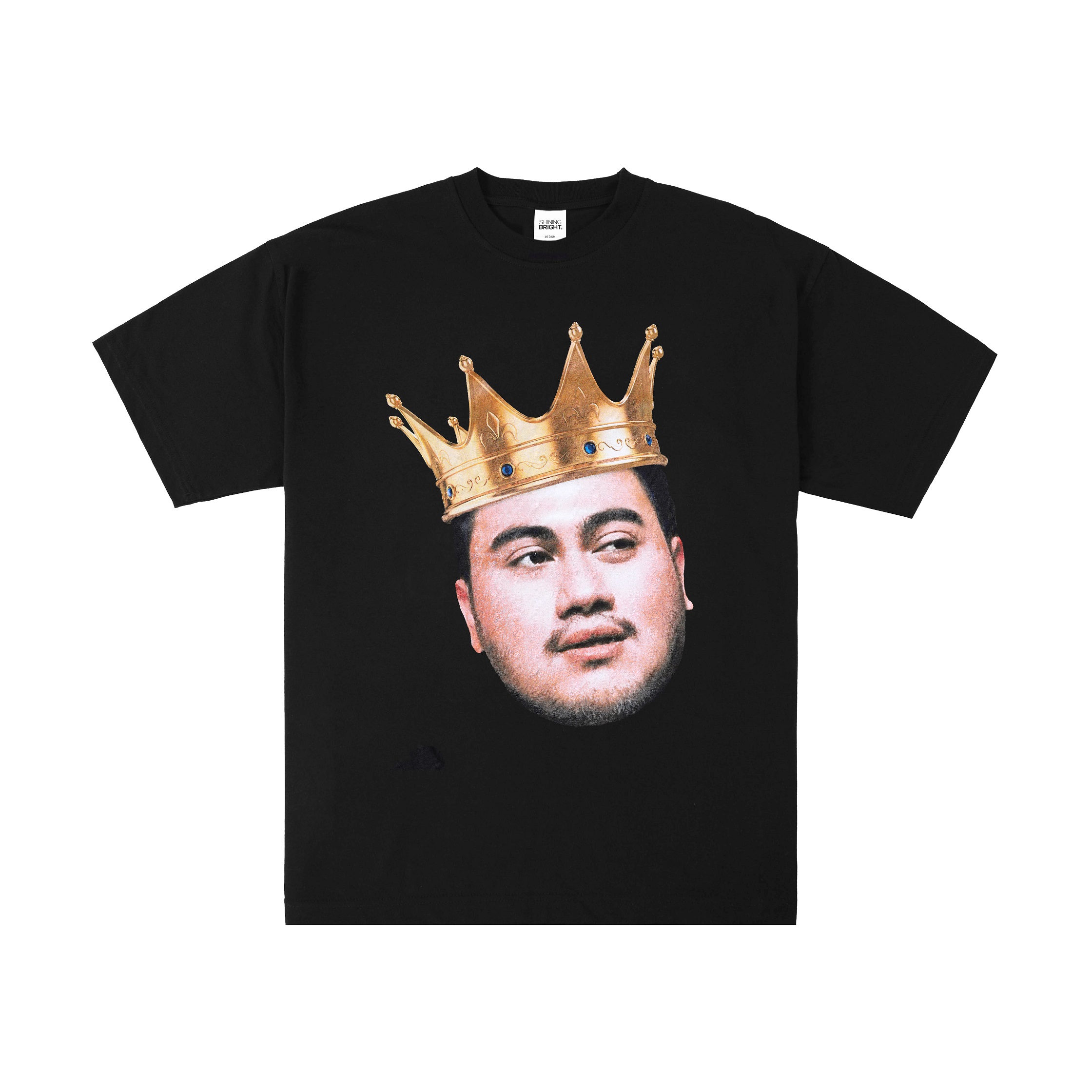 Shining Bright King Nassar Tshirt - Black