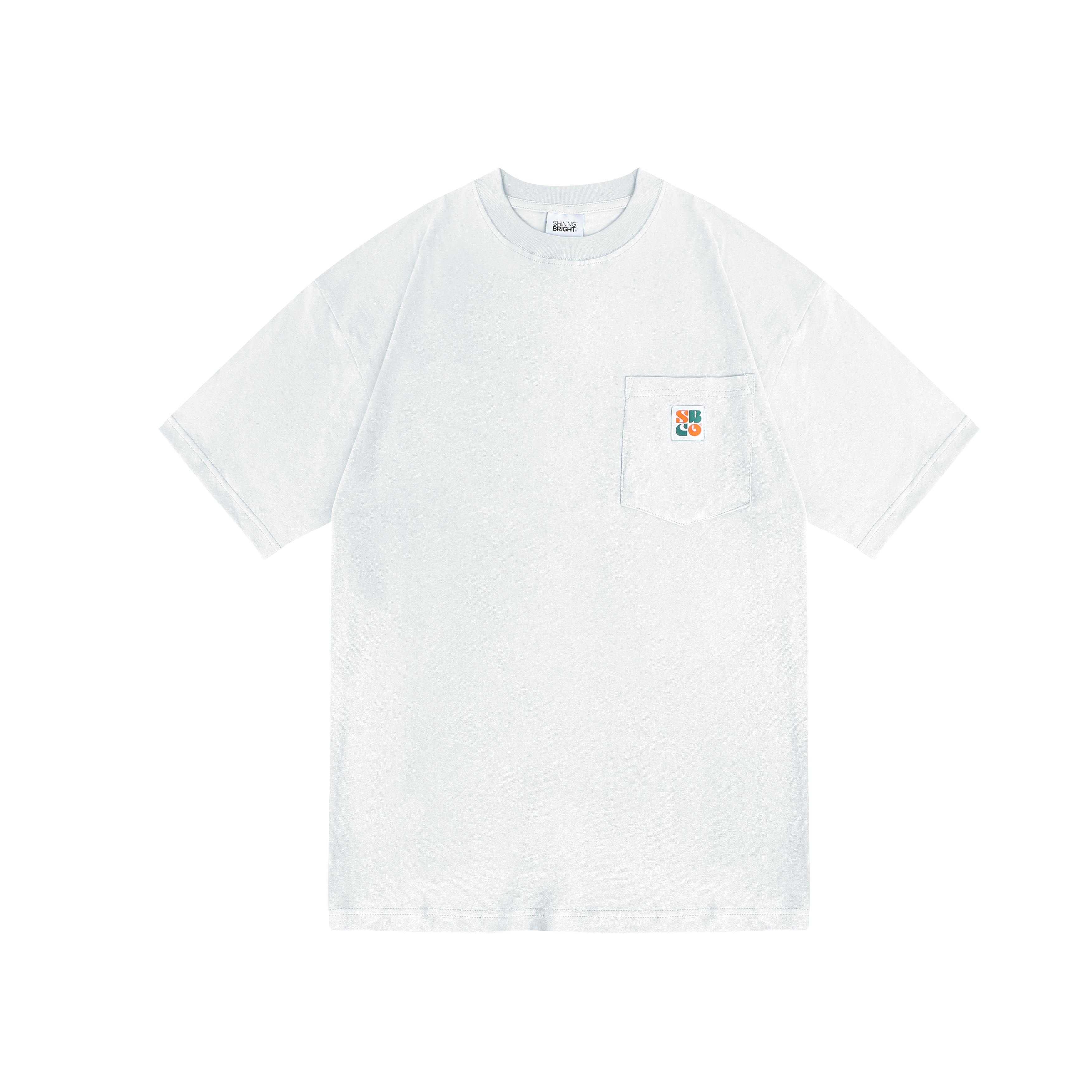 Shining Bright Pocket Tshirt - White