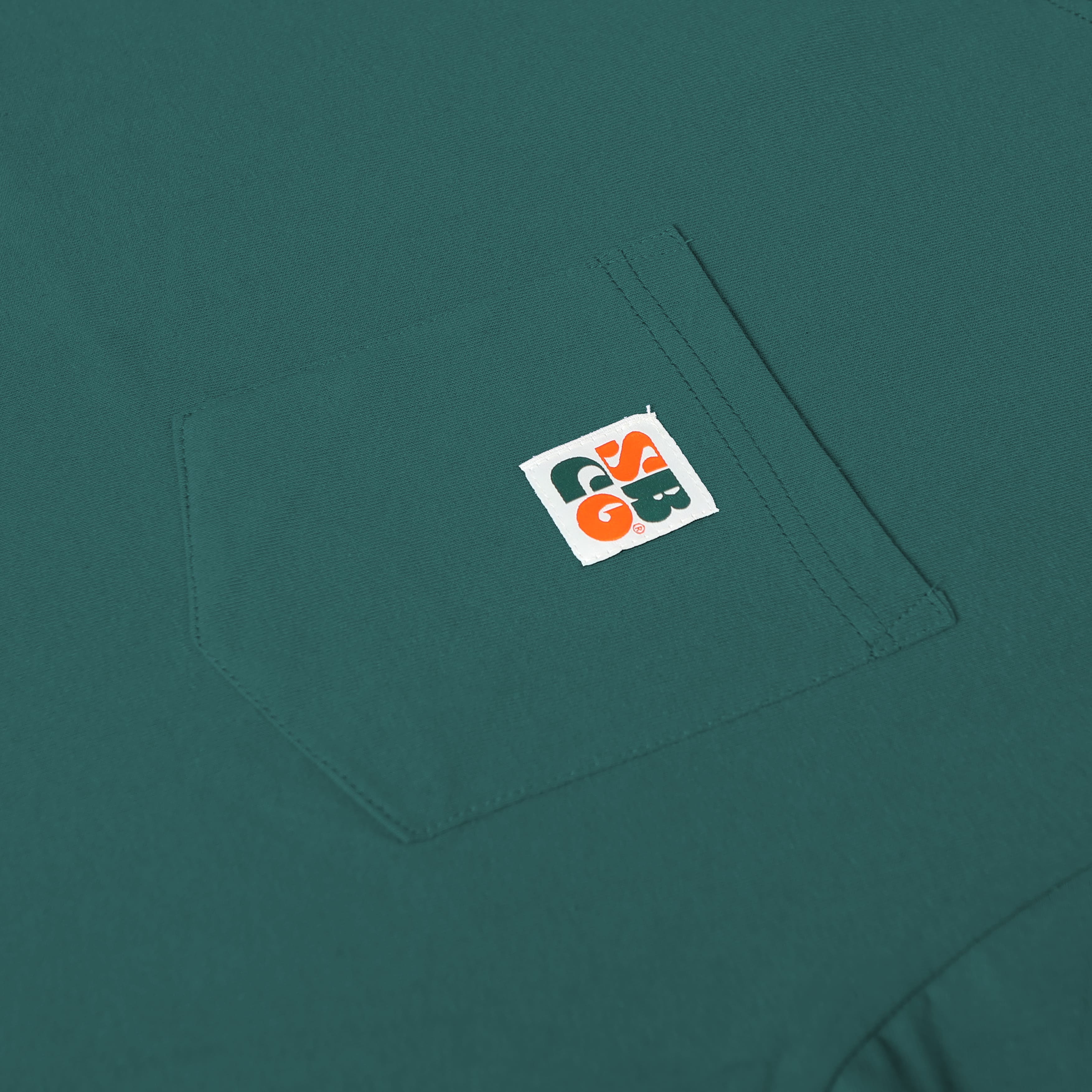 Shining Bright Pocket Tshirt - Bottle Green