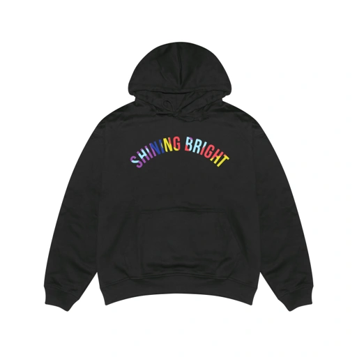 Shining Bright New Color Hoodie - Black
