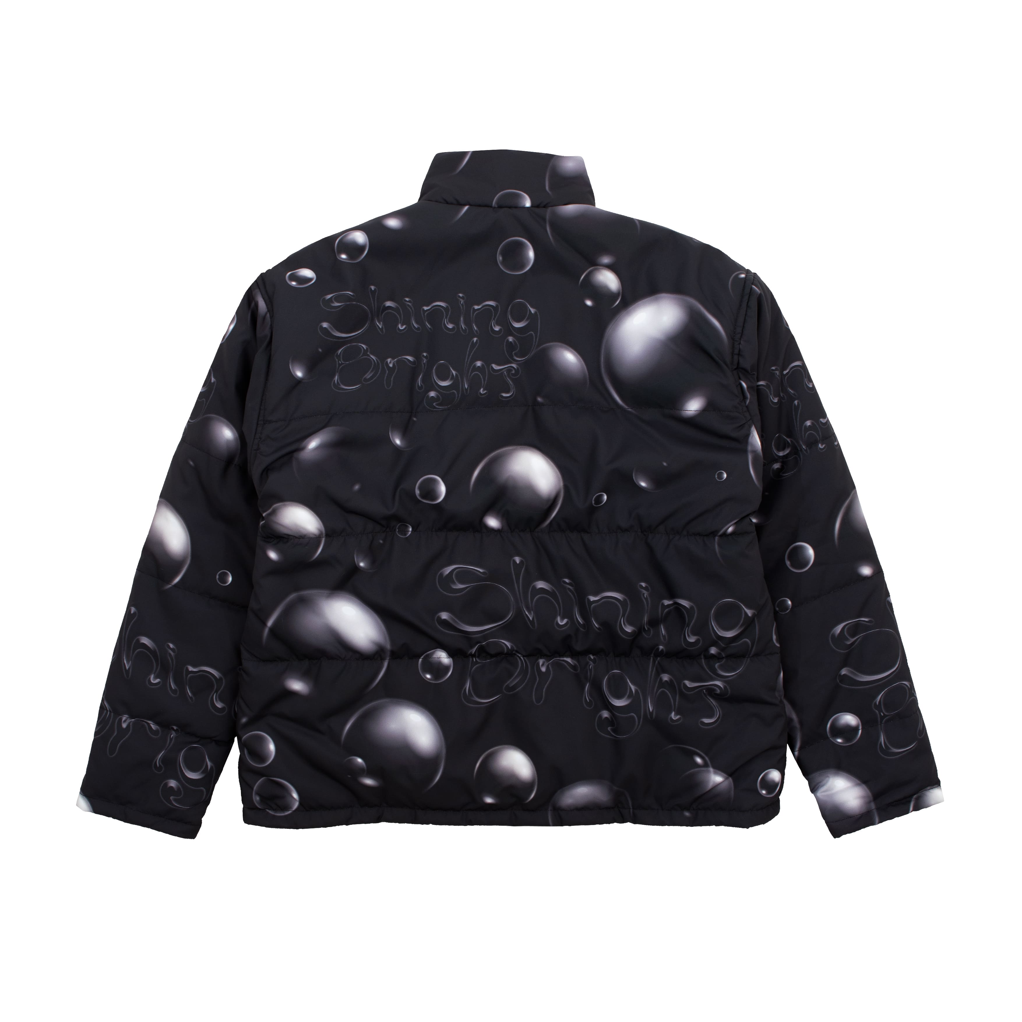 Shining Bright Puffer Jacket Gorpcore - Black Bubble
