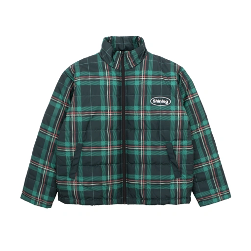 Image of Shining Bright Puffer Jacket Gorpcore - Tartan
