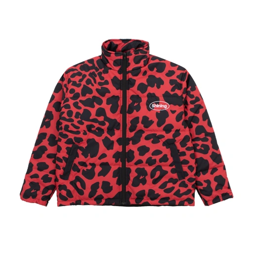 Image of Shining Bright Puffer Jacket Gorpcore - Red Leo