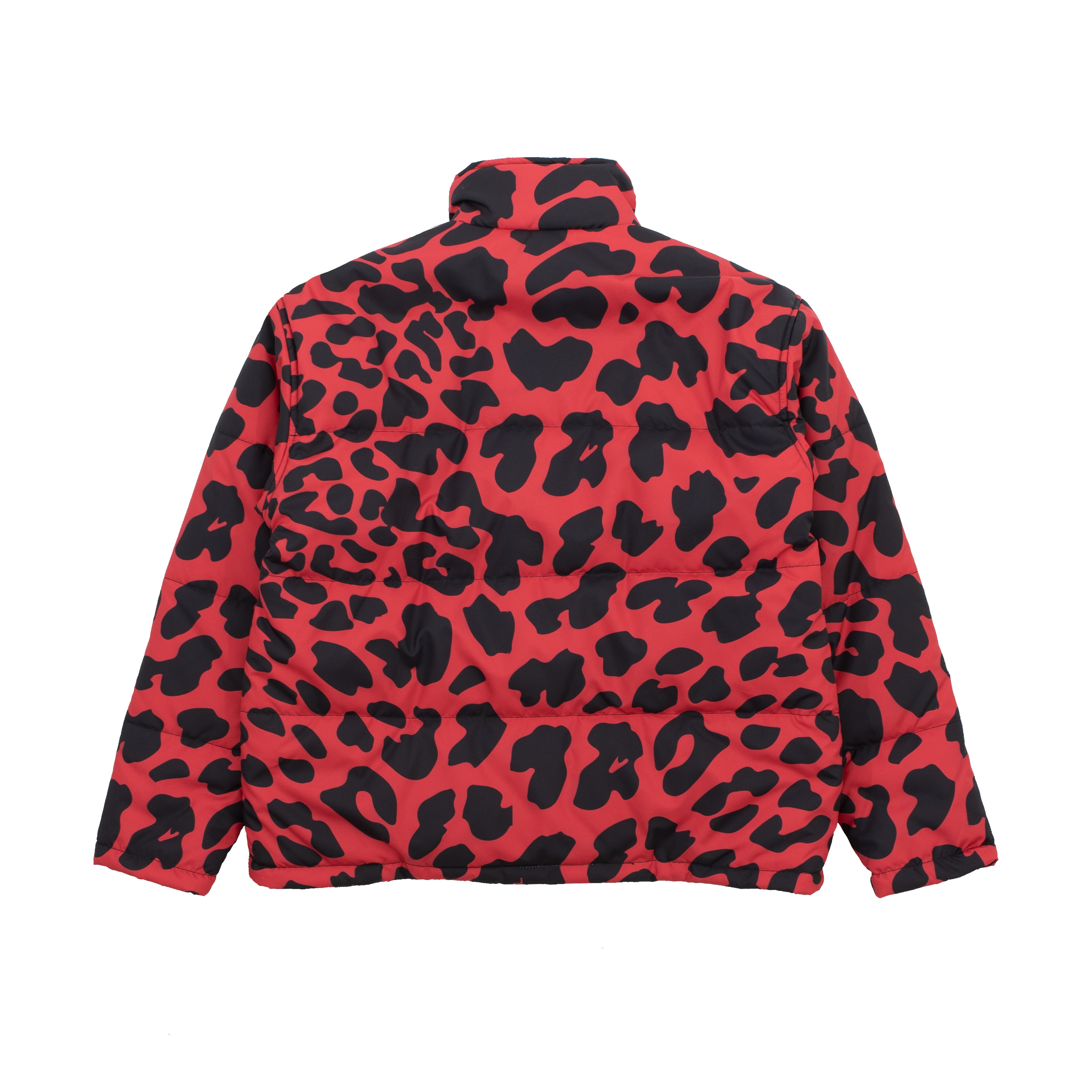 Shining Bright Puffer Jacket Gorpcore - Red Leo