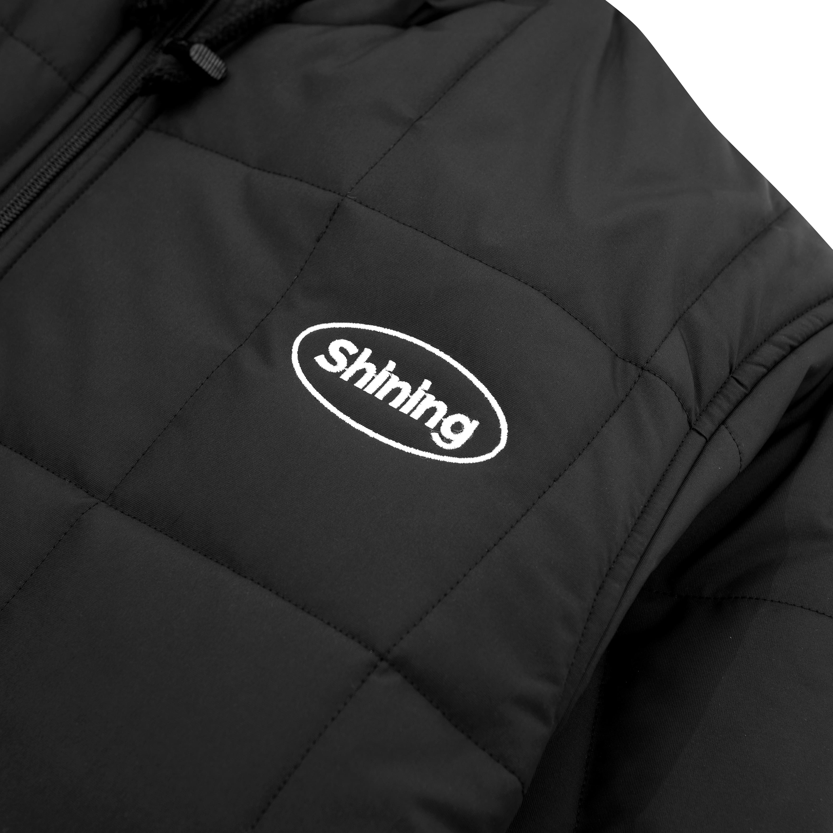 Shining Bright Puffer Jacket Gorpcore - Black