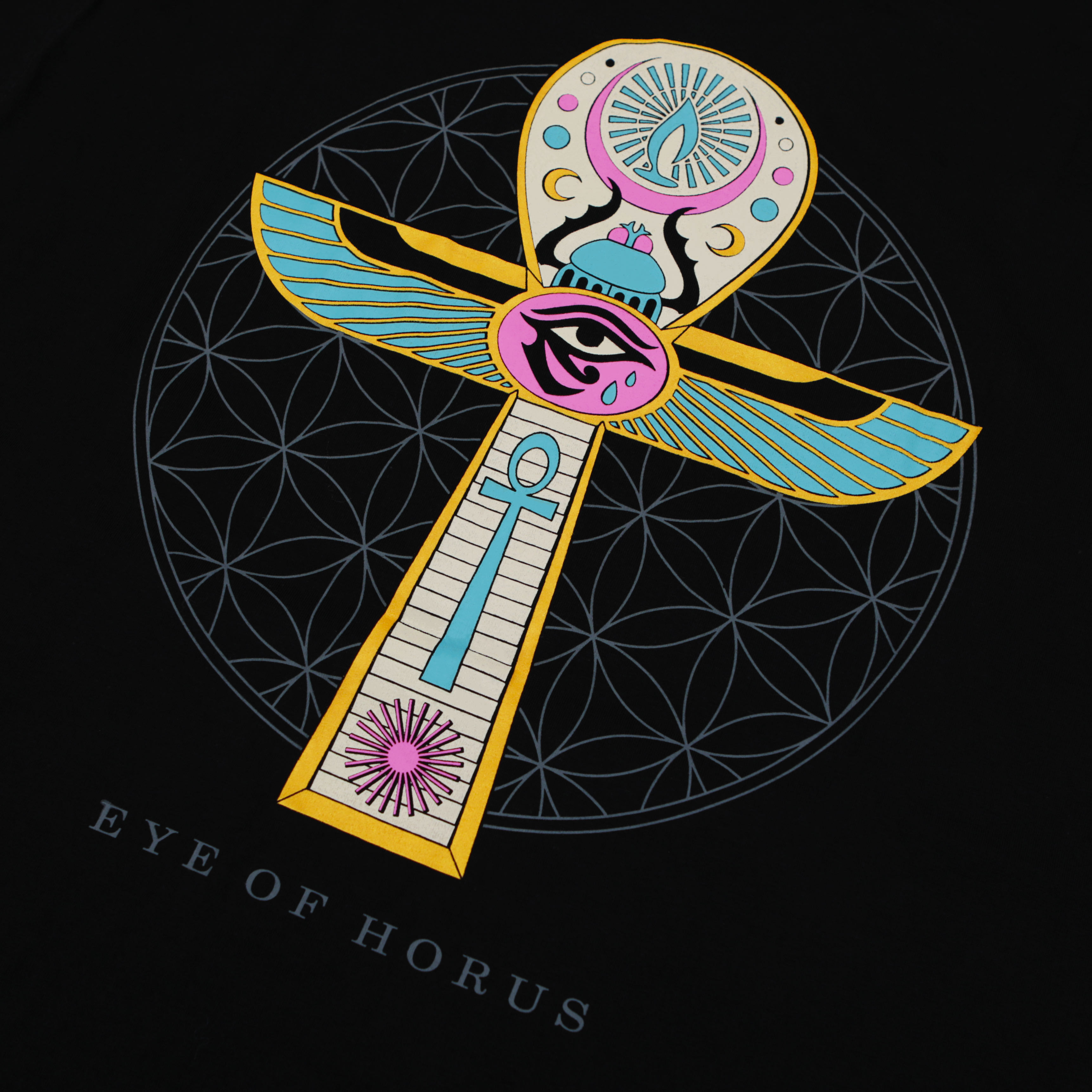 Shining Bright The Ankh Tshirt - Black