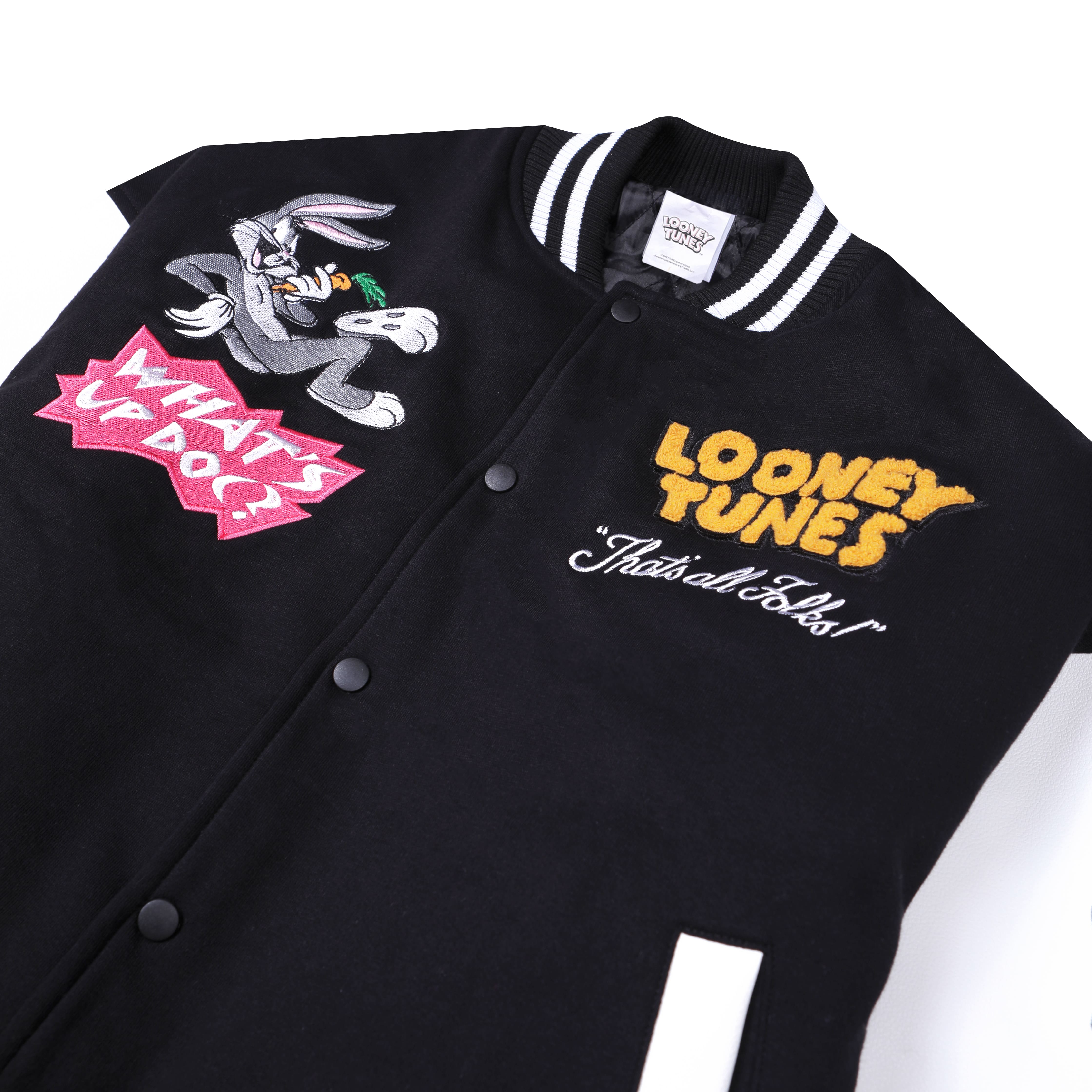 Looney Tunes Thats All Folks! BW Varsity