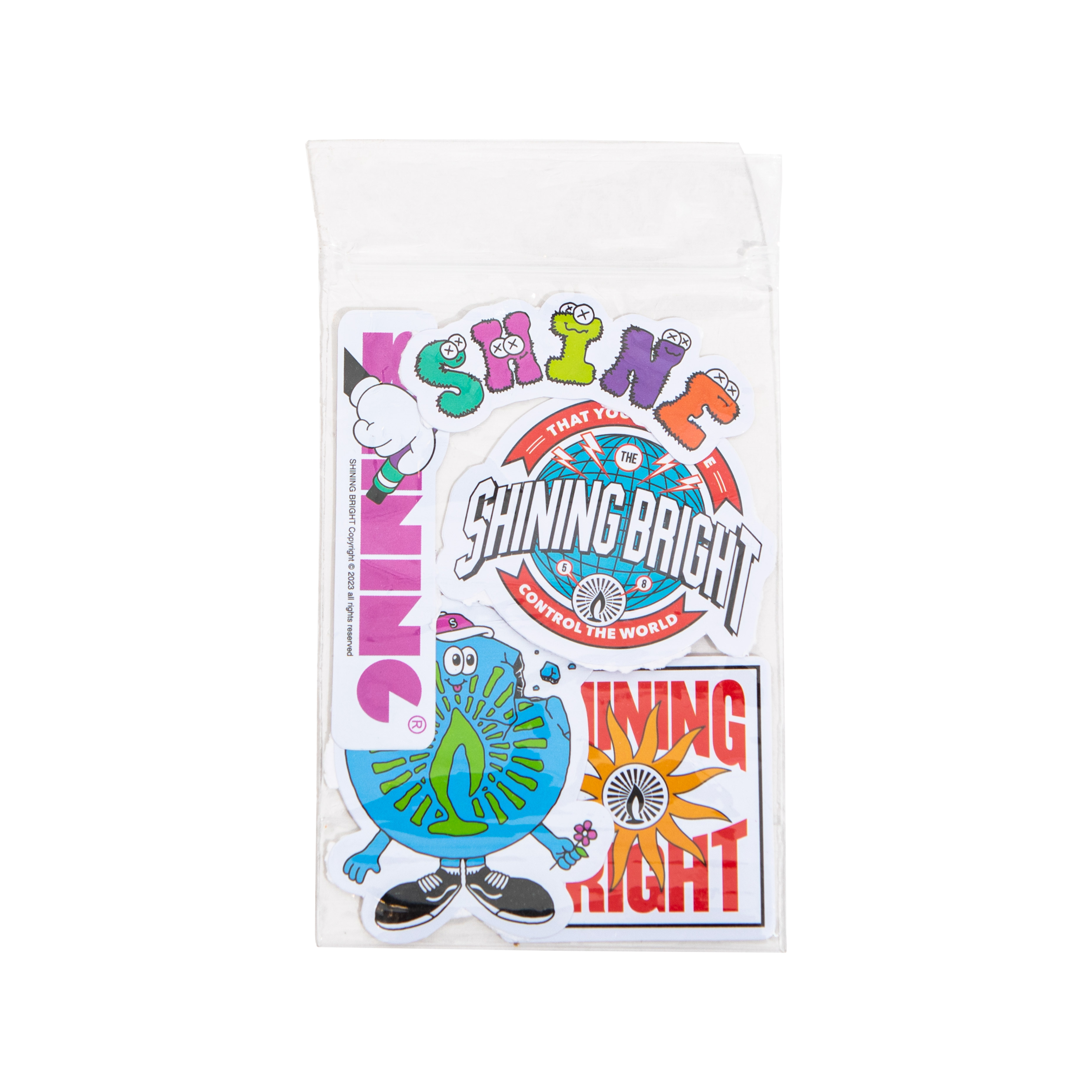 Shining Bright Sticker Pack - mix
